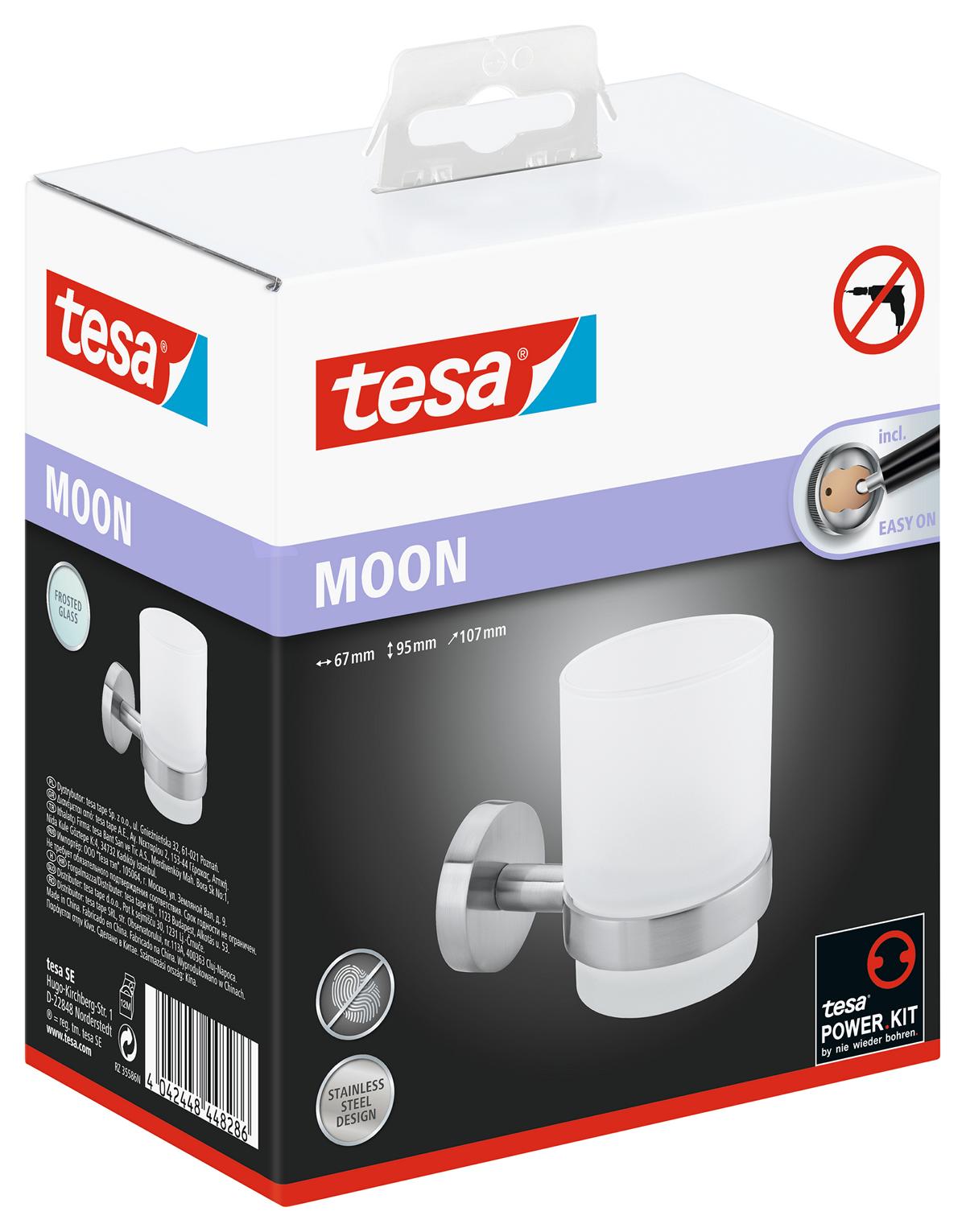 tesa_MOON_403120000000_LI490_left_pa tesa Moon Zahnputzbecherhalter