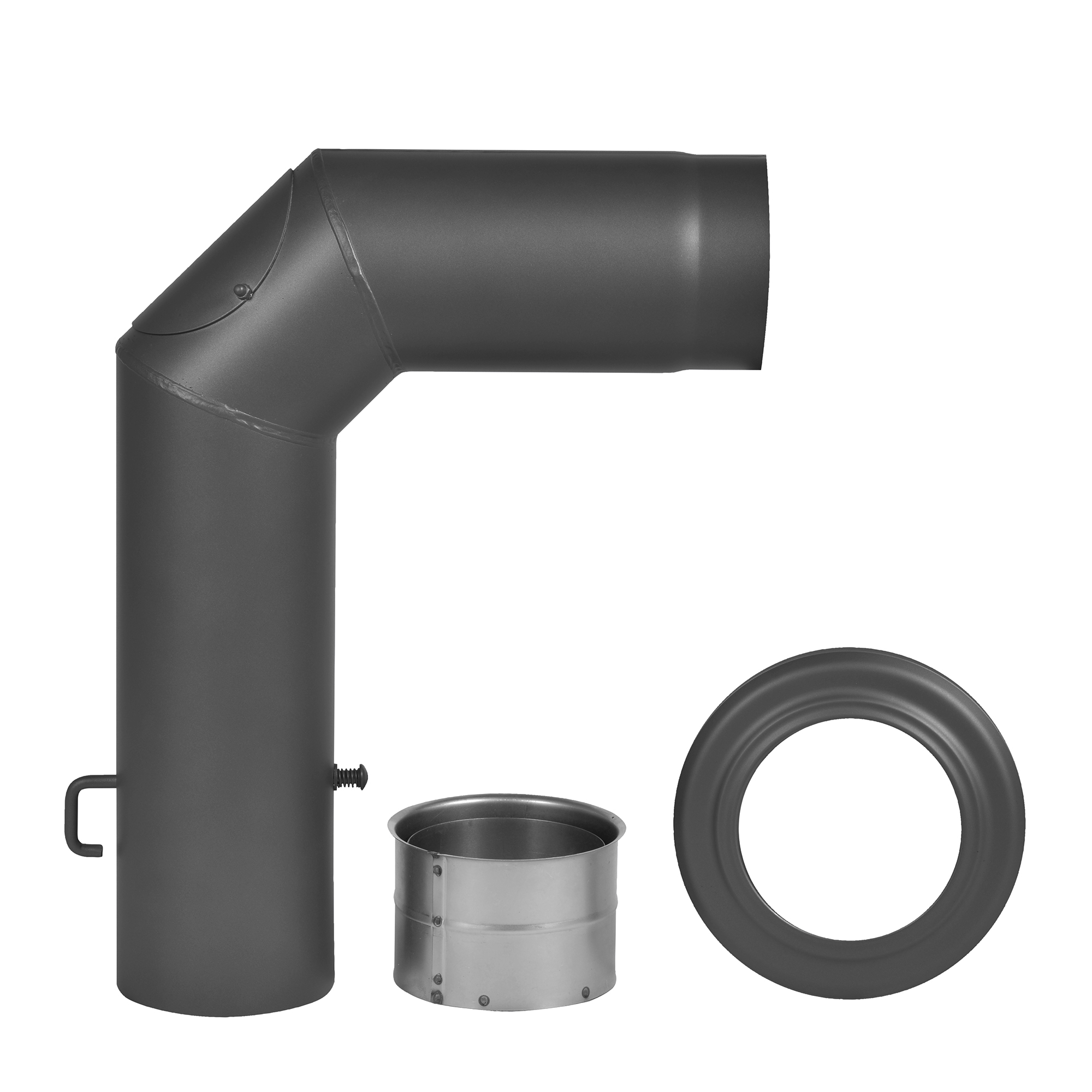 Firefix Rauchrohranschlußset, 150 mm ø, 3-tlg. Firefix Rauchrohranschlußset, 150 mm ø, 3-tlg.
