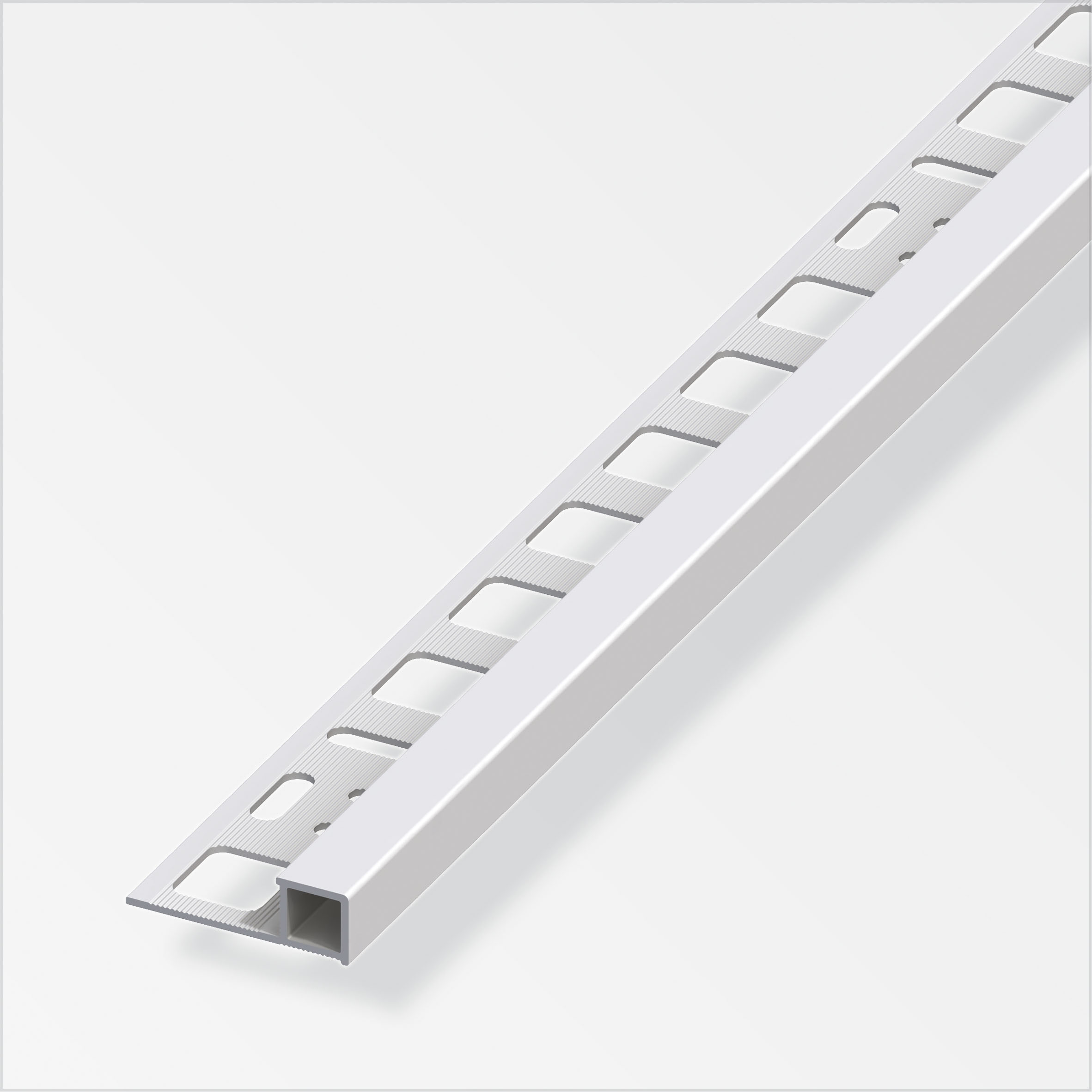 229718_Quadratabschluss Alfer Fliesen-Quadrat-Profil 10 mm, silber