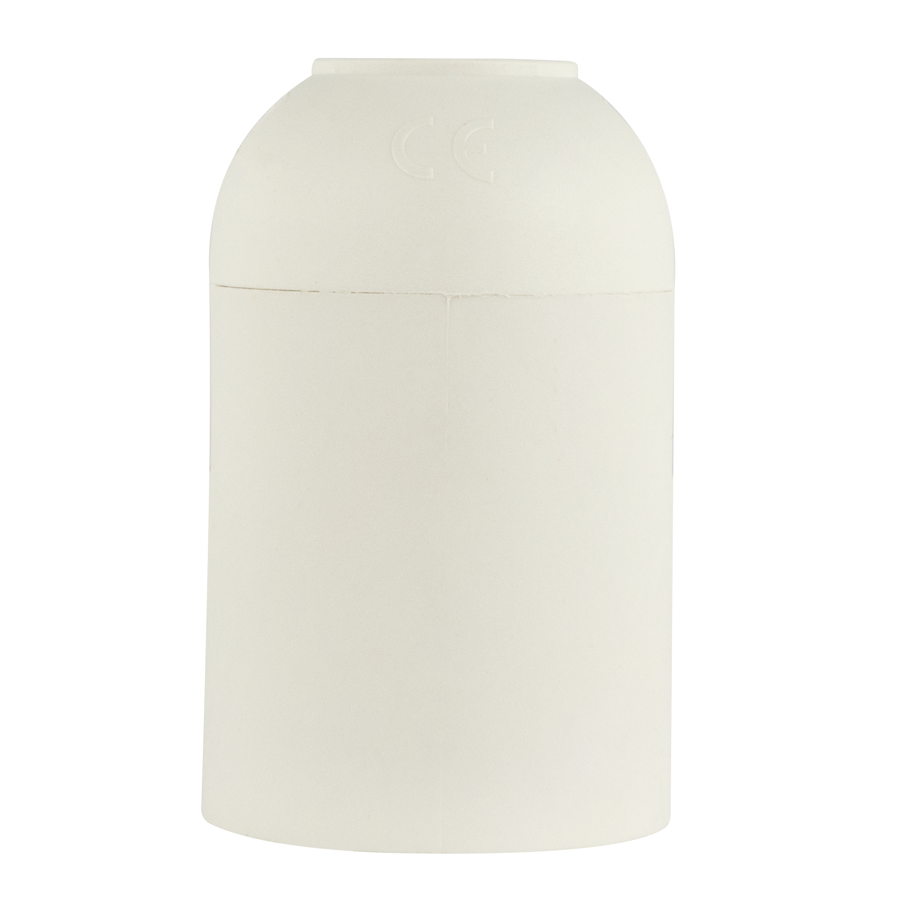REV Fassung aus Isolierstoff E27 max. 60W, weiß,  2 Stück