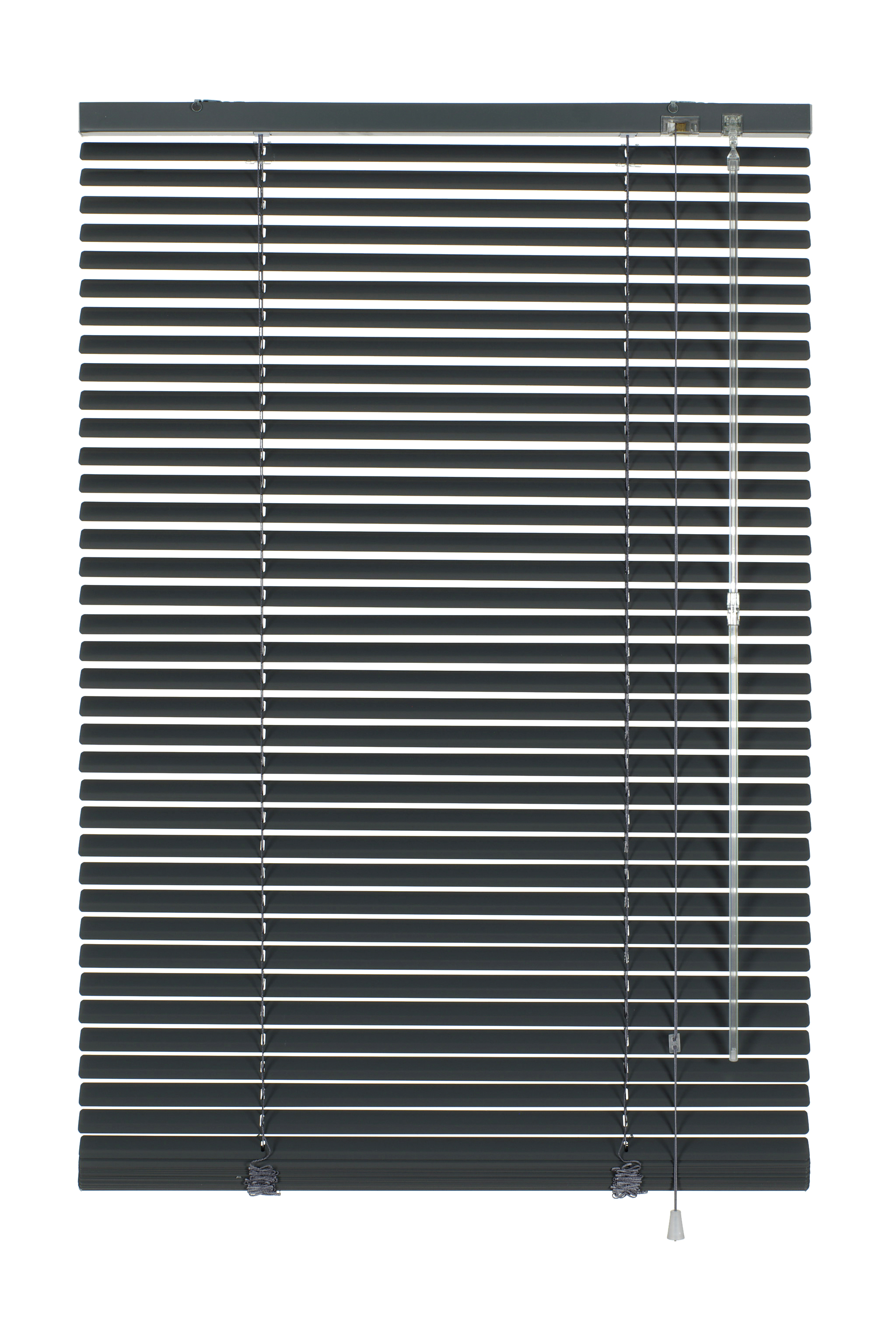 Gardinia Aluminium-Jalousie mit Lamellenbreite 25 mm, 60 x 175 cm schiefer