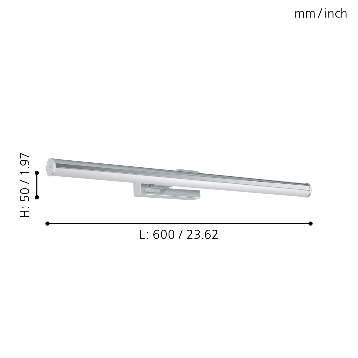 505730_97082_60sgE6so1S12kTv EGLO WANDLEUCHTE 11W BAD VADUMI L:60CM