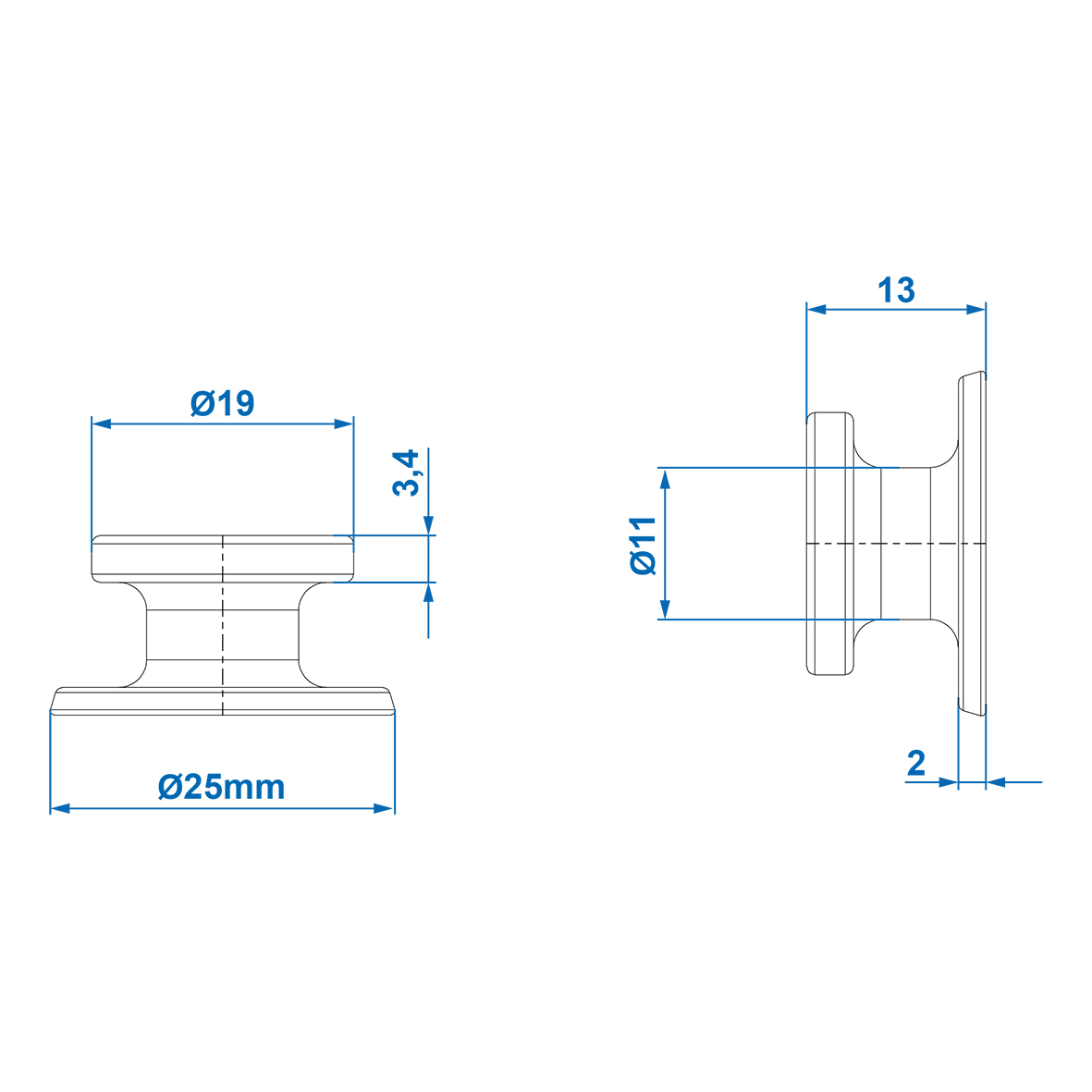 8717568791517_6 PROPLUS PLANENHAKEN RUND KUNSTSTOFF