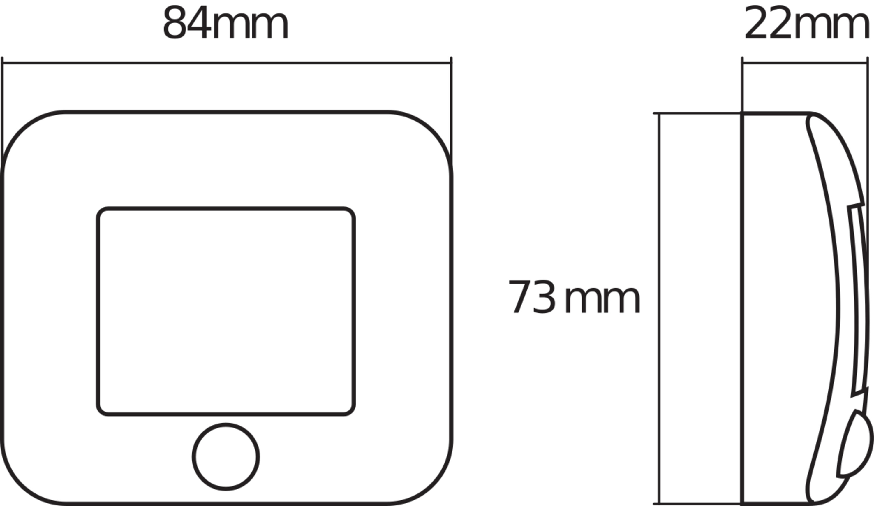 Osram Nachtlicht "Nightlux Hall", weiß