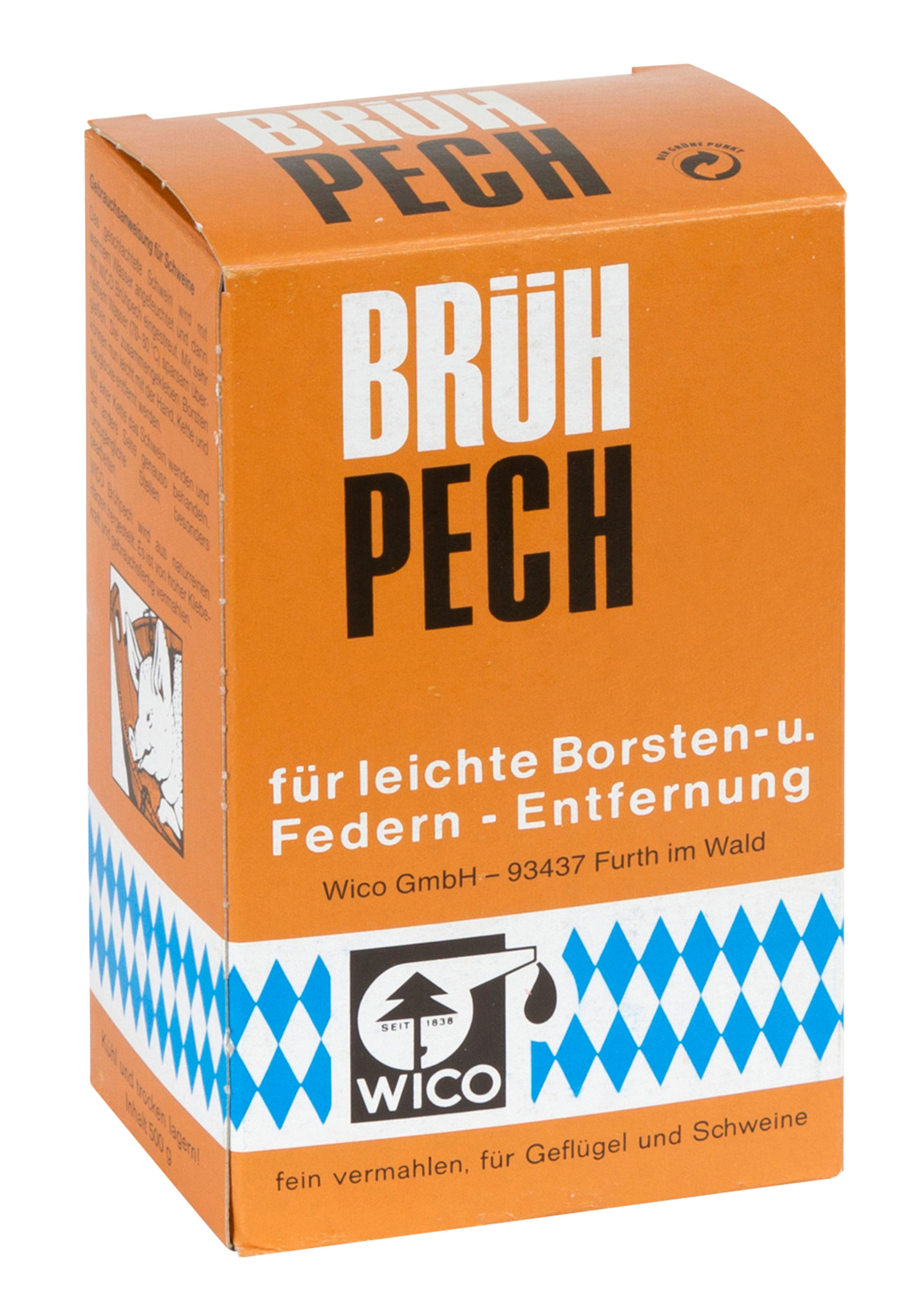 Kerbl Brühpech, für leichte Borsten- und Federn-Entfernung, 500 g