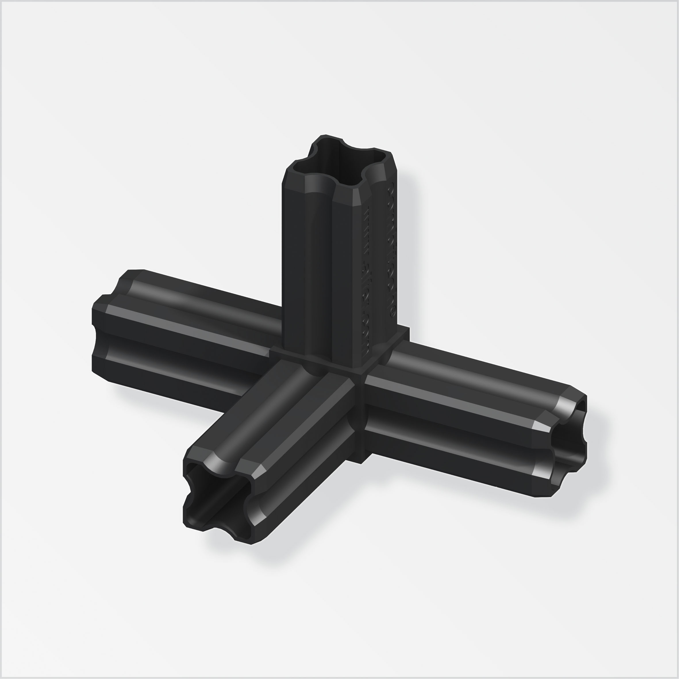 Alfer Connect-Knotenverbinder 23,5 mm, schwarz