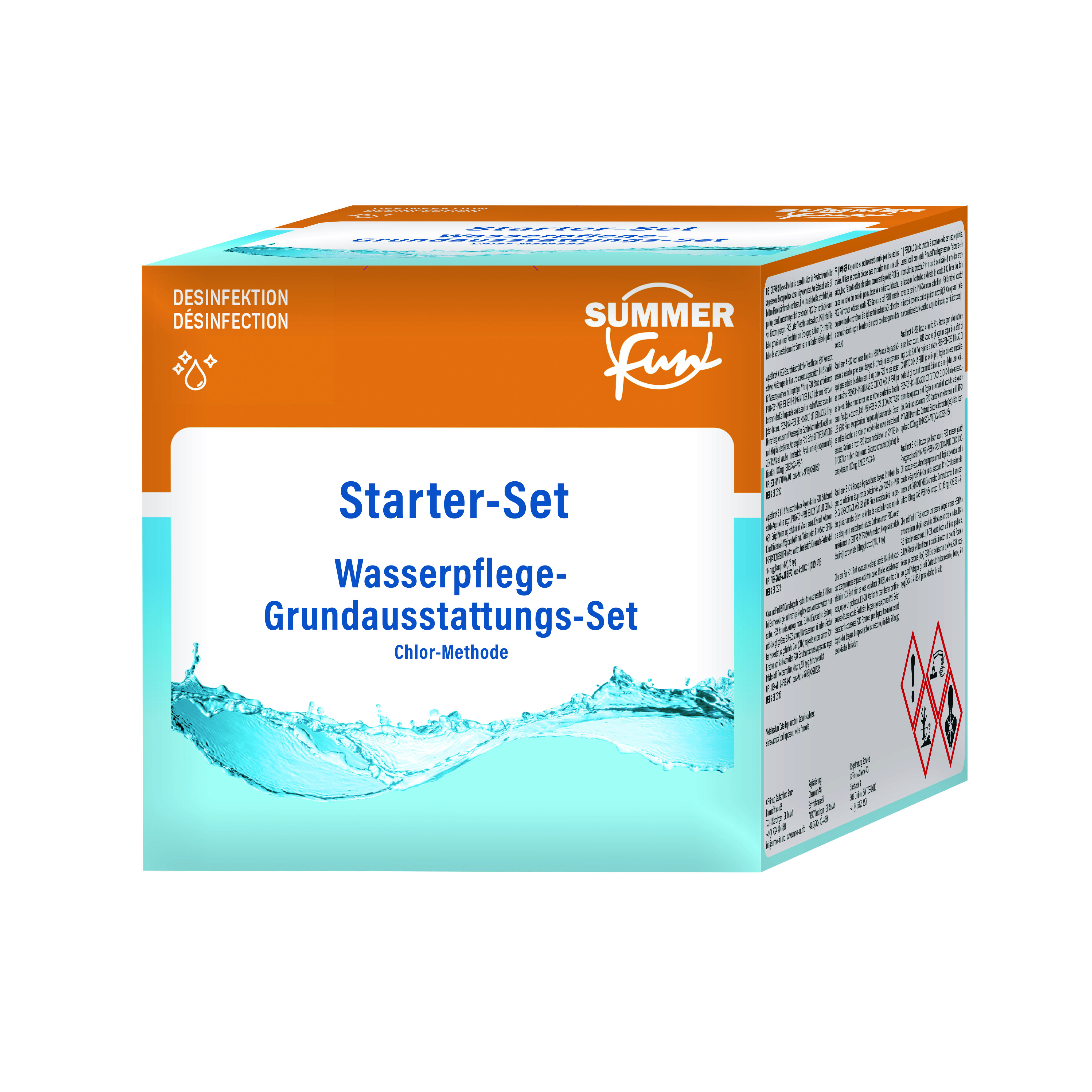 Summer Fun Wasserpflege-Grundausstattungsset Chlor/ Maxipack, 5,2 kg Summer Fun Wasserpflege-Grundausstattungsset Chlor/ Maxipack, 5,2 kg