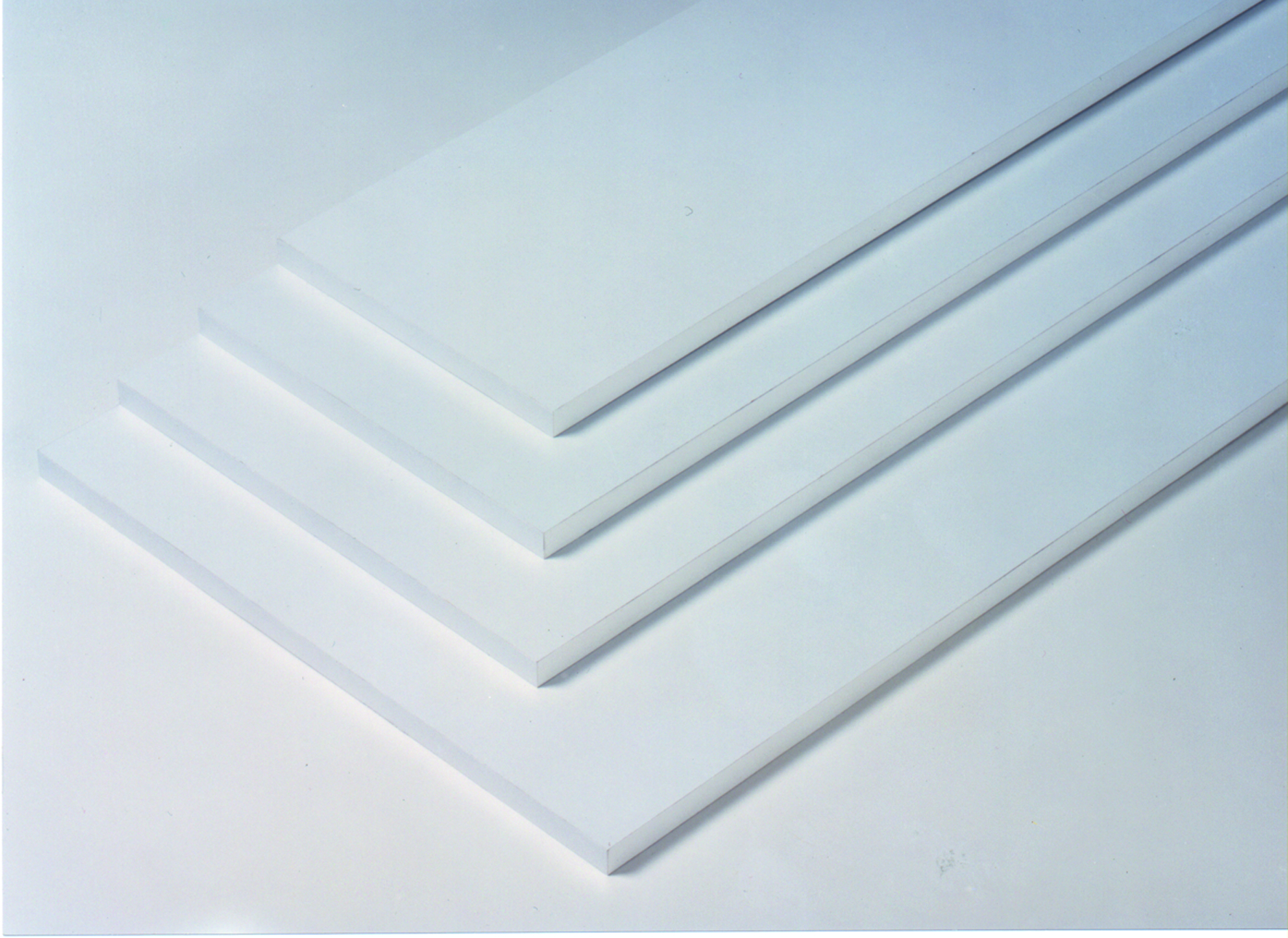 Zeg Möbelbauplatte, weiß, 260 x 50 x 1,9 cm