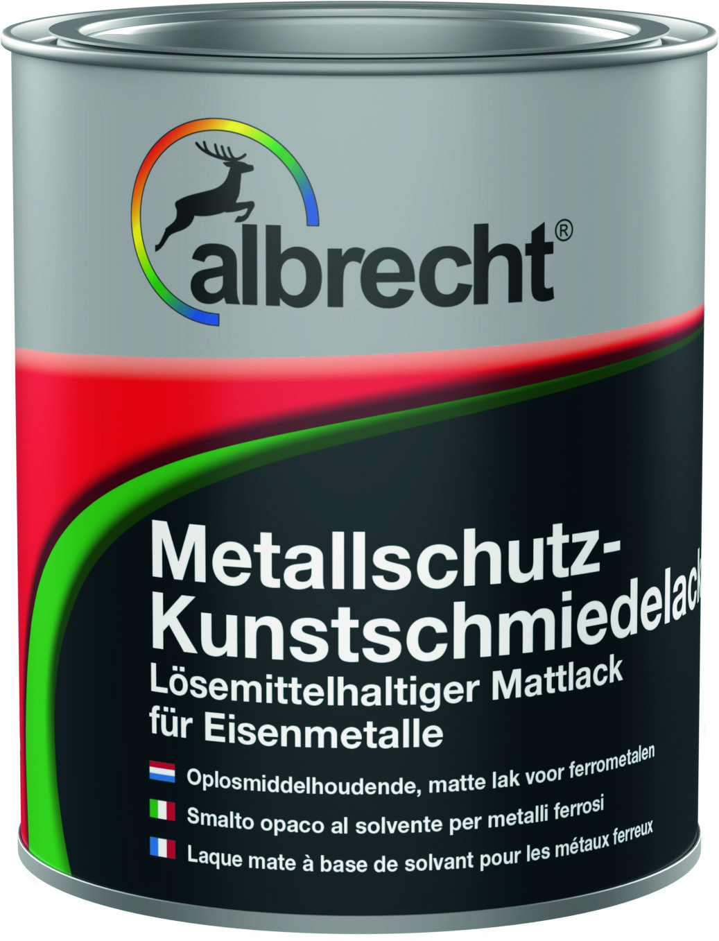 Albrecht Metallschutz-Kunstschmiedelack, schwarz matt, 375 ml Albrecht Metallschutz-Kunstschmiedelack, schwarz matt, 375 ml