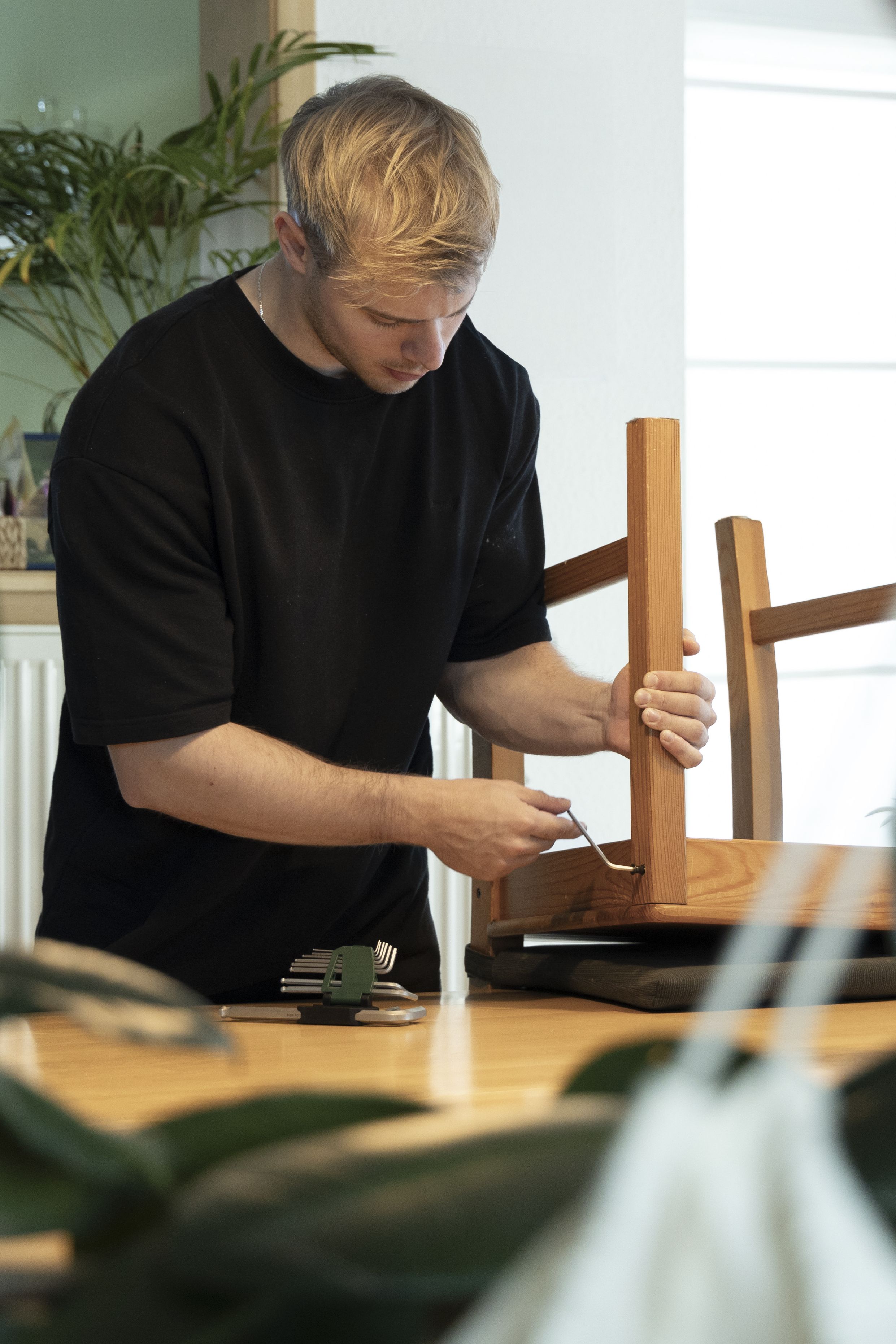 Wiha Essential Stiftschlüssel Set Sechskant-Kugelkopf 14-teilig, Mattverchromt