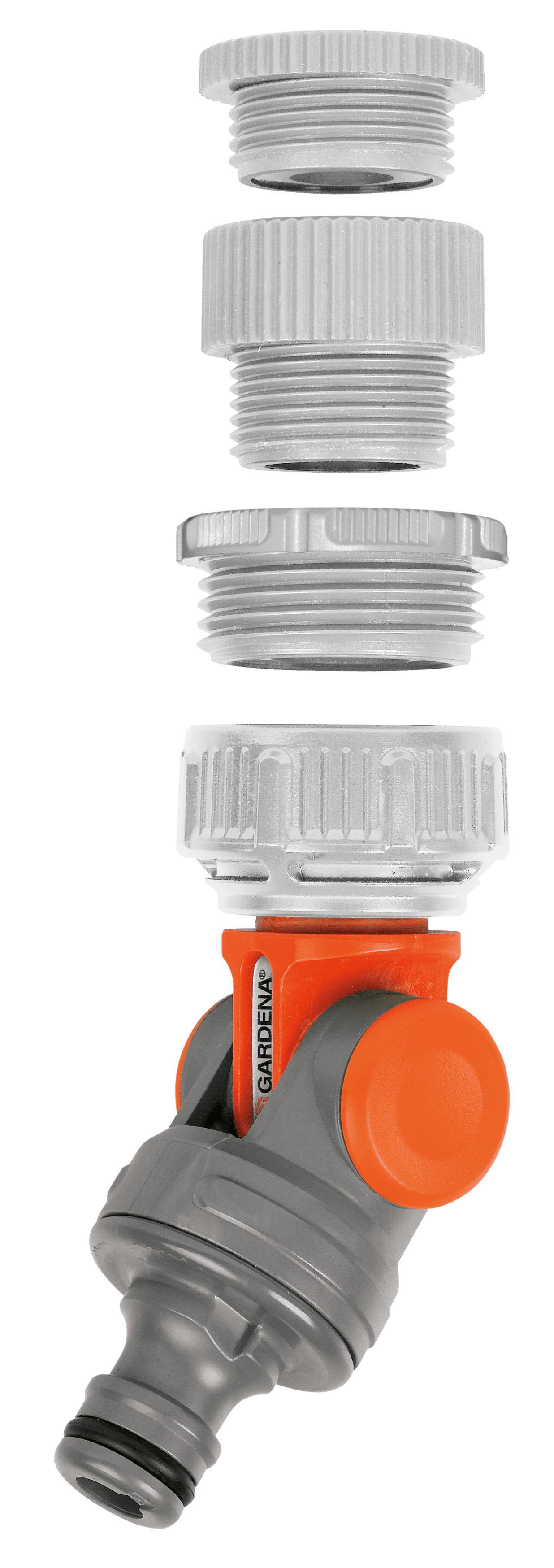GA110-0410b Gardena Winkelhahnstück 33,3mm 1"/26,5mm 3/4"