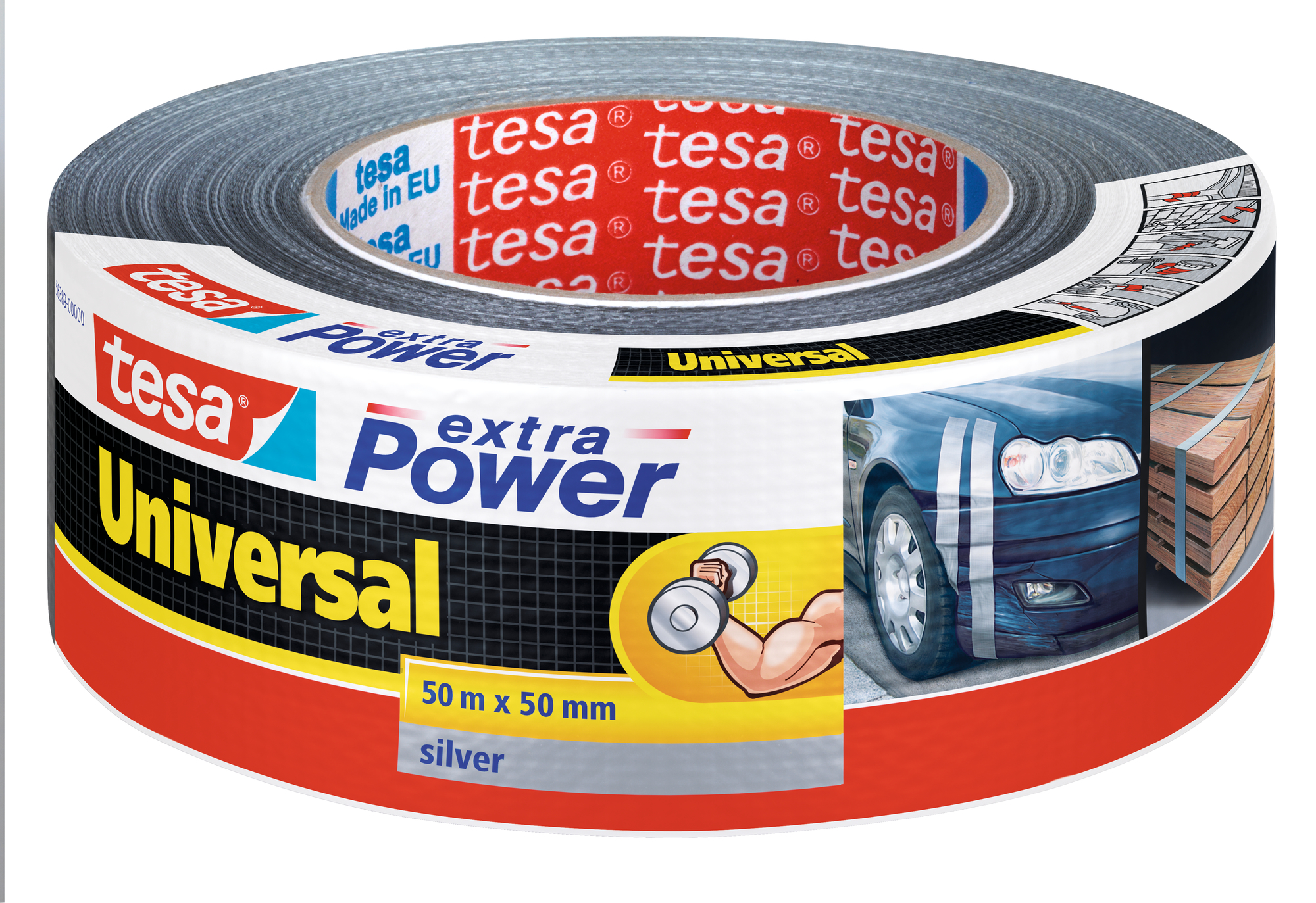 tesa_4042448033345_56389-00000_LI444_front_pa tesa extra Power Universal, silber, 50 m
