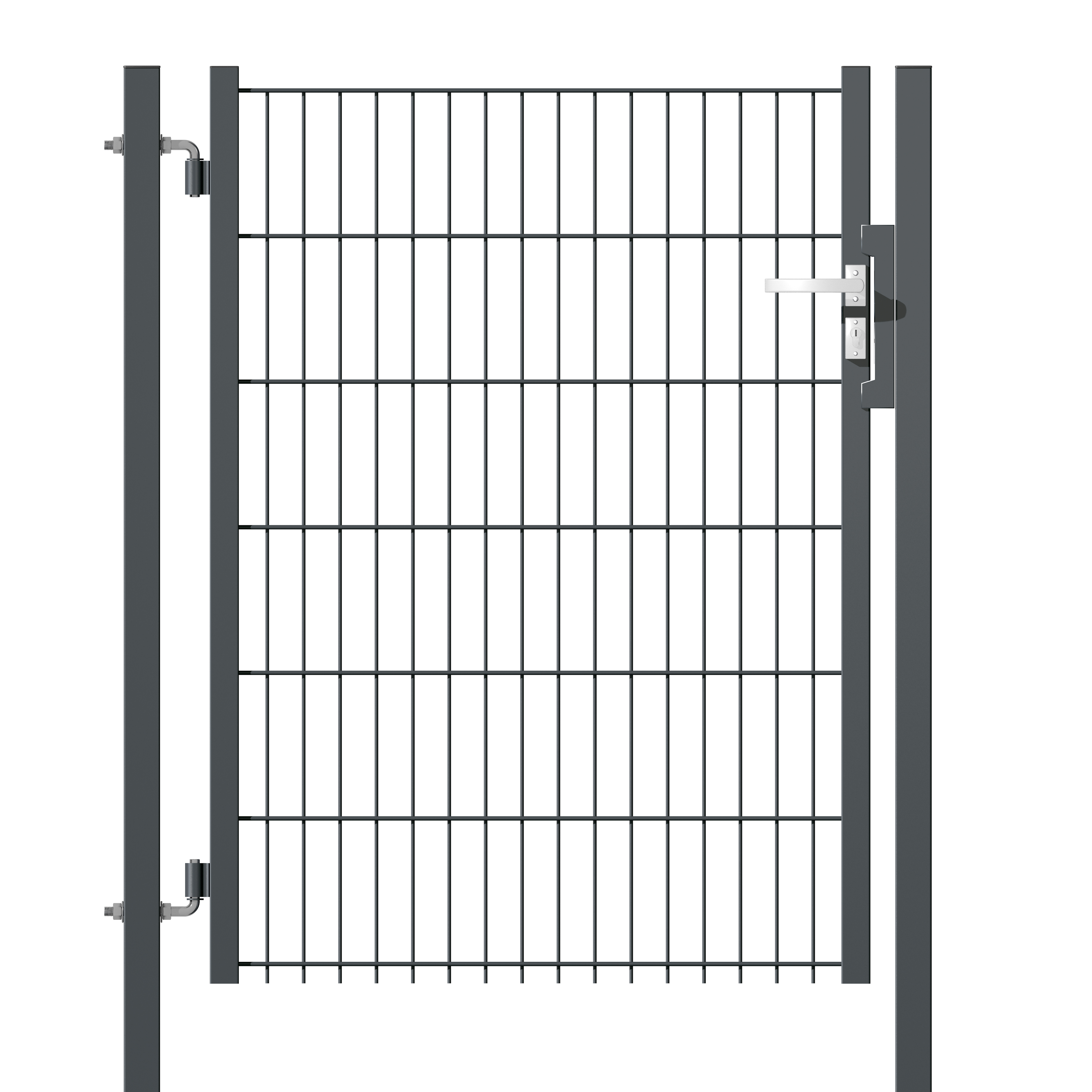 Hadra Industrie-Kombitor anthrazit, 1000 x 1000 mm