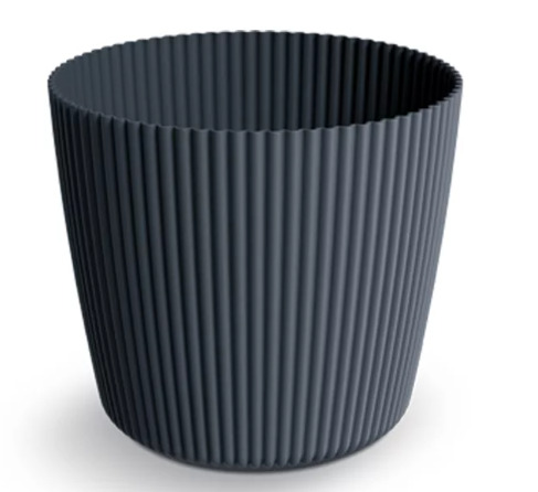 Prosperplast Blumentopf Milly Rund, Ø 12,9 cm, anthrazit