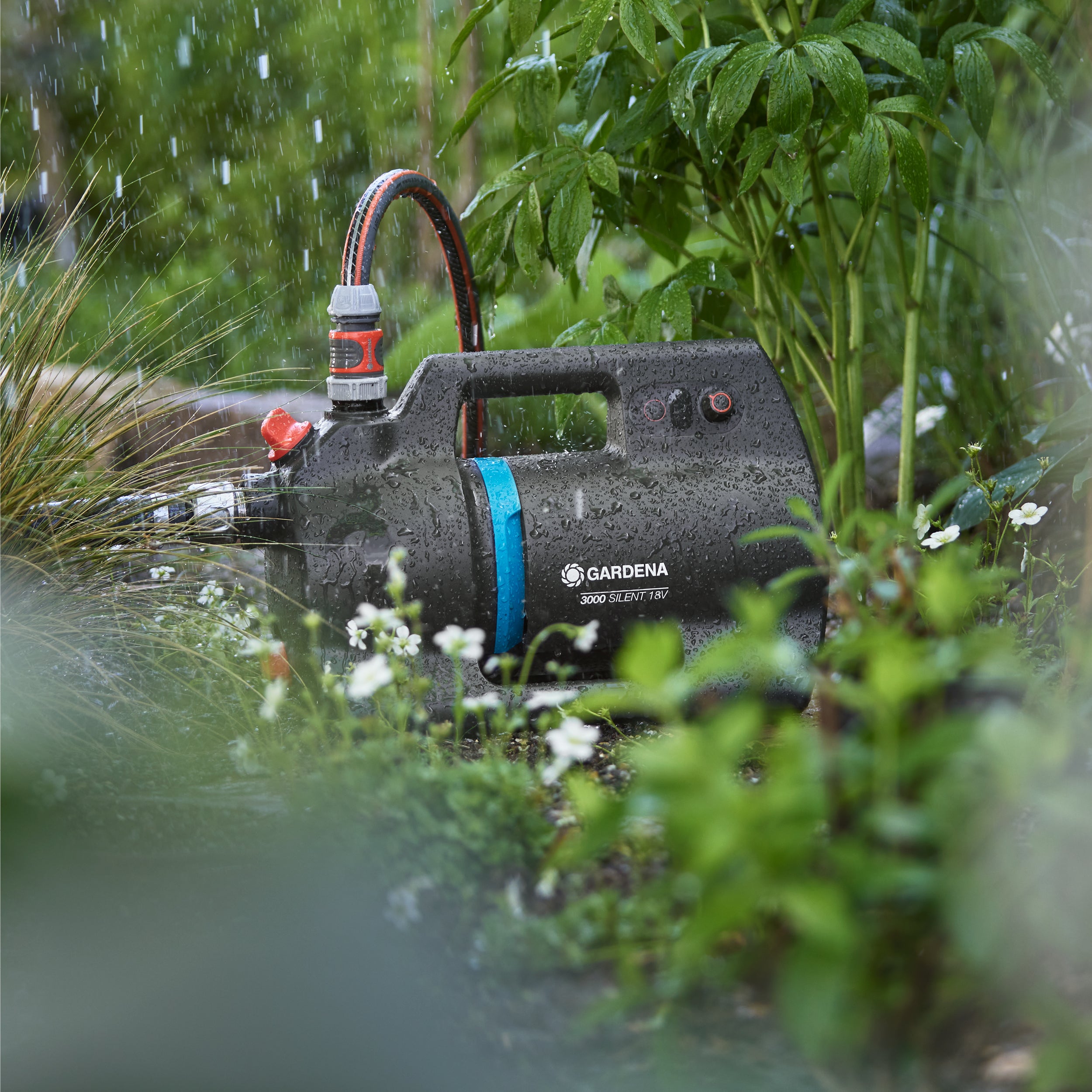 Gardena Akku-Gartenpumpe 3000 Silent 18V P4A solo