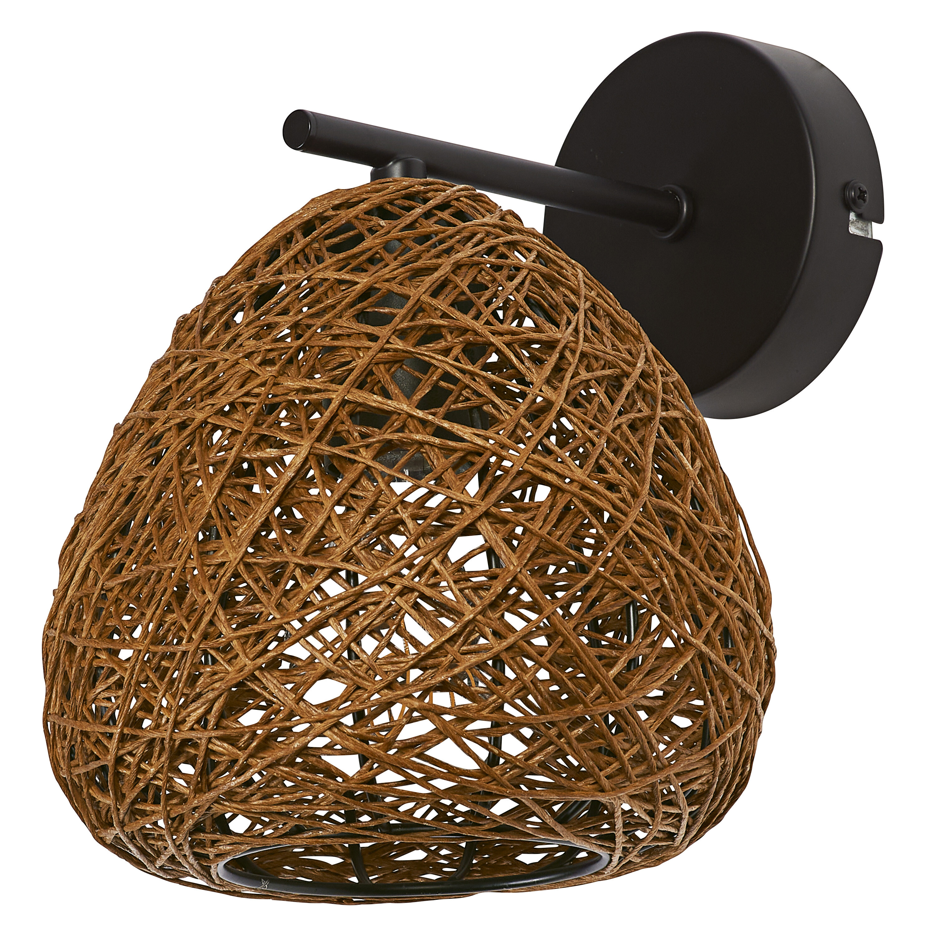 Osram Decor Wandleuchte, 1xE27, schwarz