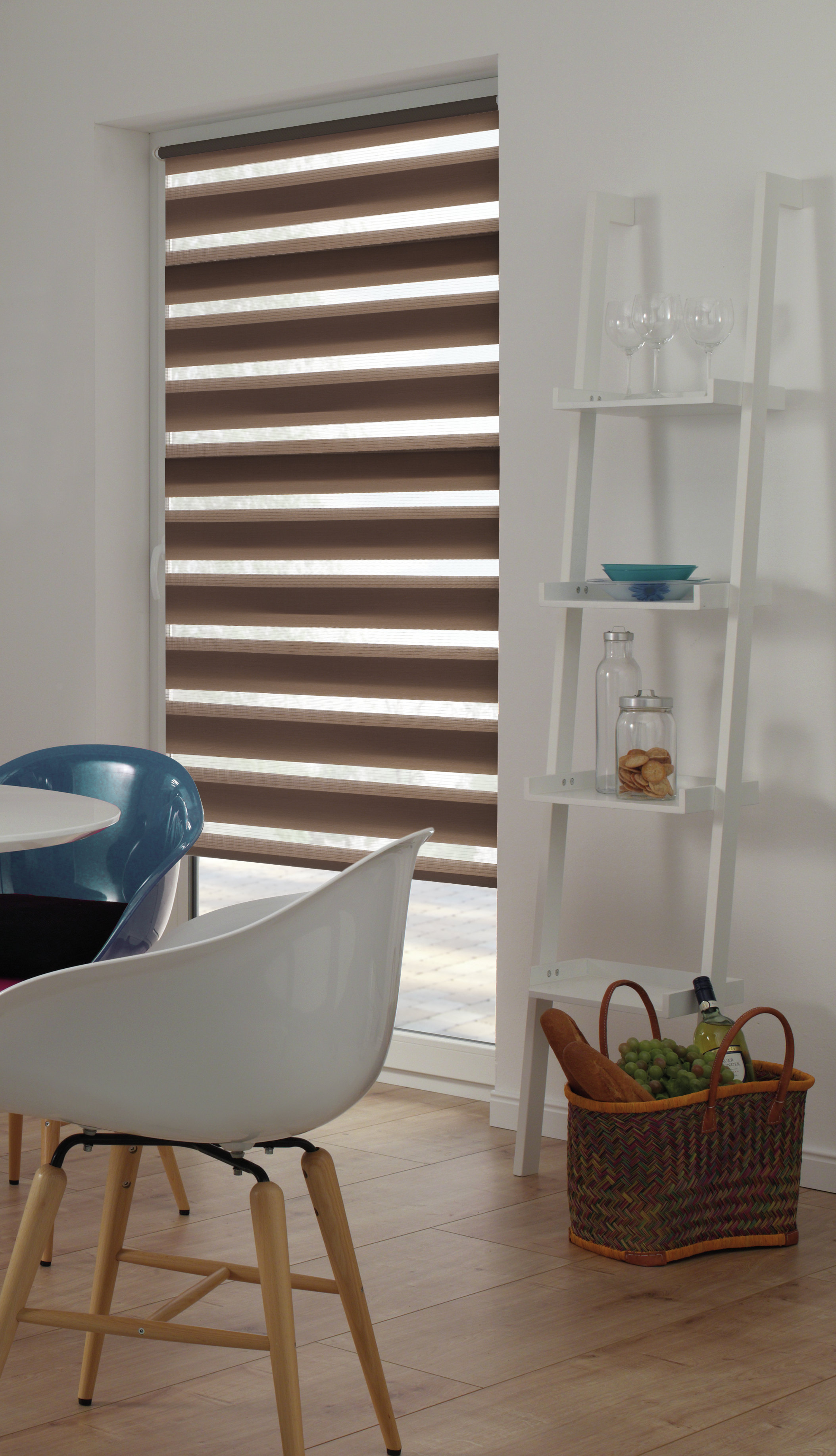 Gardinia EasyFix Doppelrollo mocca, 90 cm x 220 cm Gardinia EasyFix Doppelrollo mocca, 90 cm x 220 cm