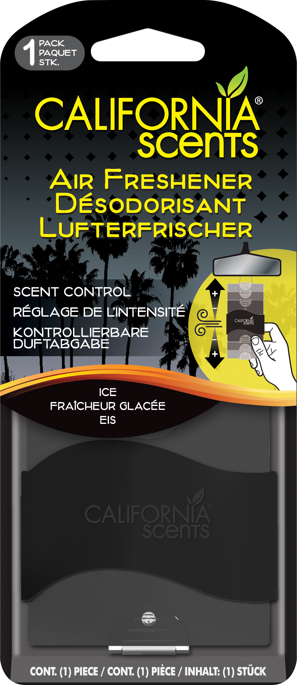 California Scents Auto-Lufterfrischer Slider Paper, Ice California Scents Auto-Lufterfrischer Slider Paper, Ice