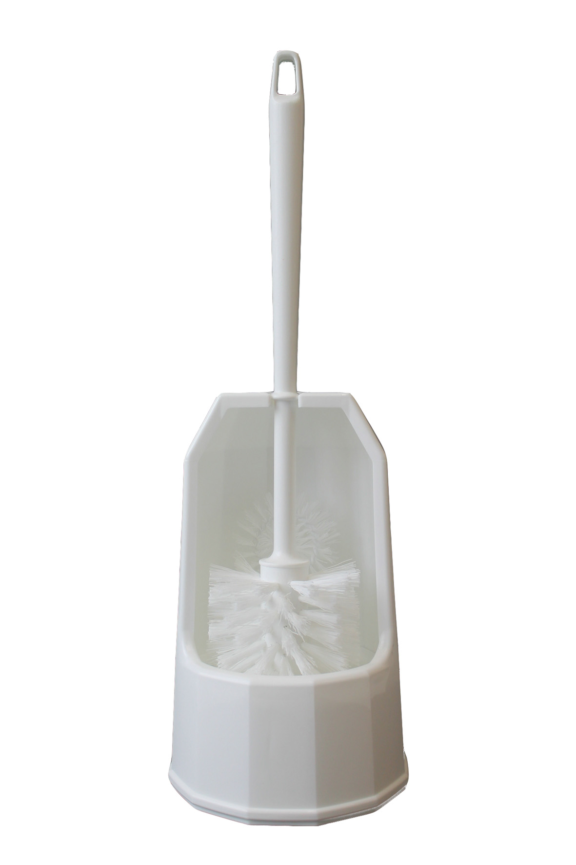 631063_203664028 BÜRSTENMANN WC GARNITUR VIELECKSTÄNDER WEIß