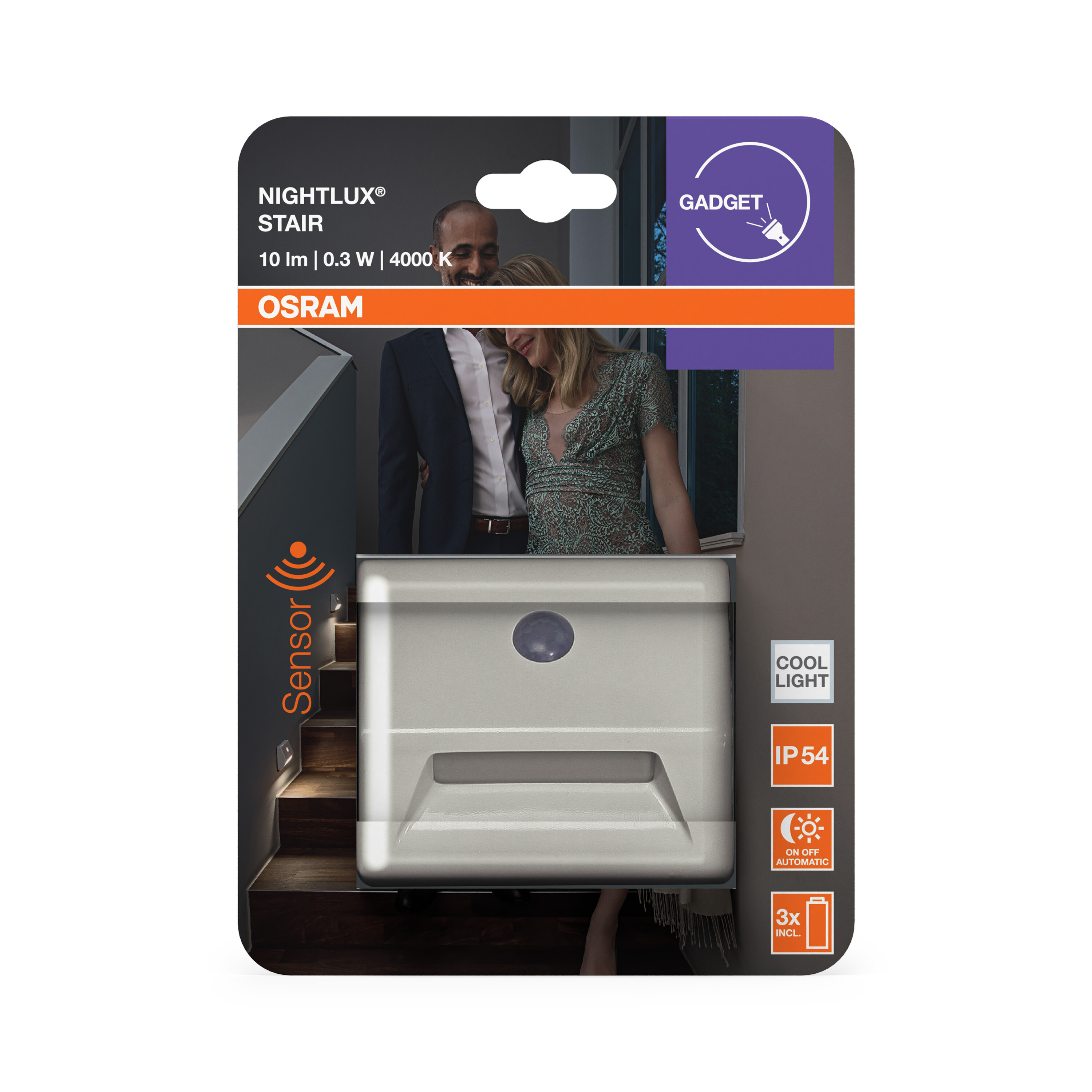 Osram LED-Nachtlicht "Nightlux Stair", weiß