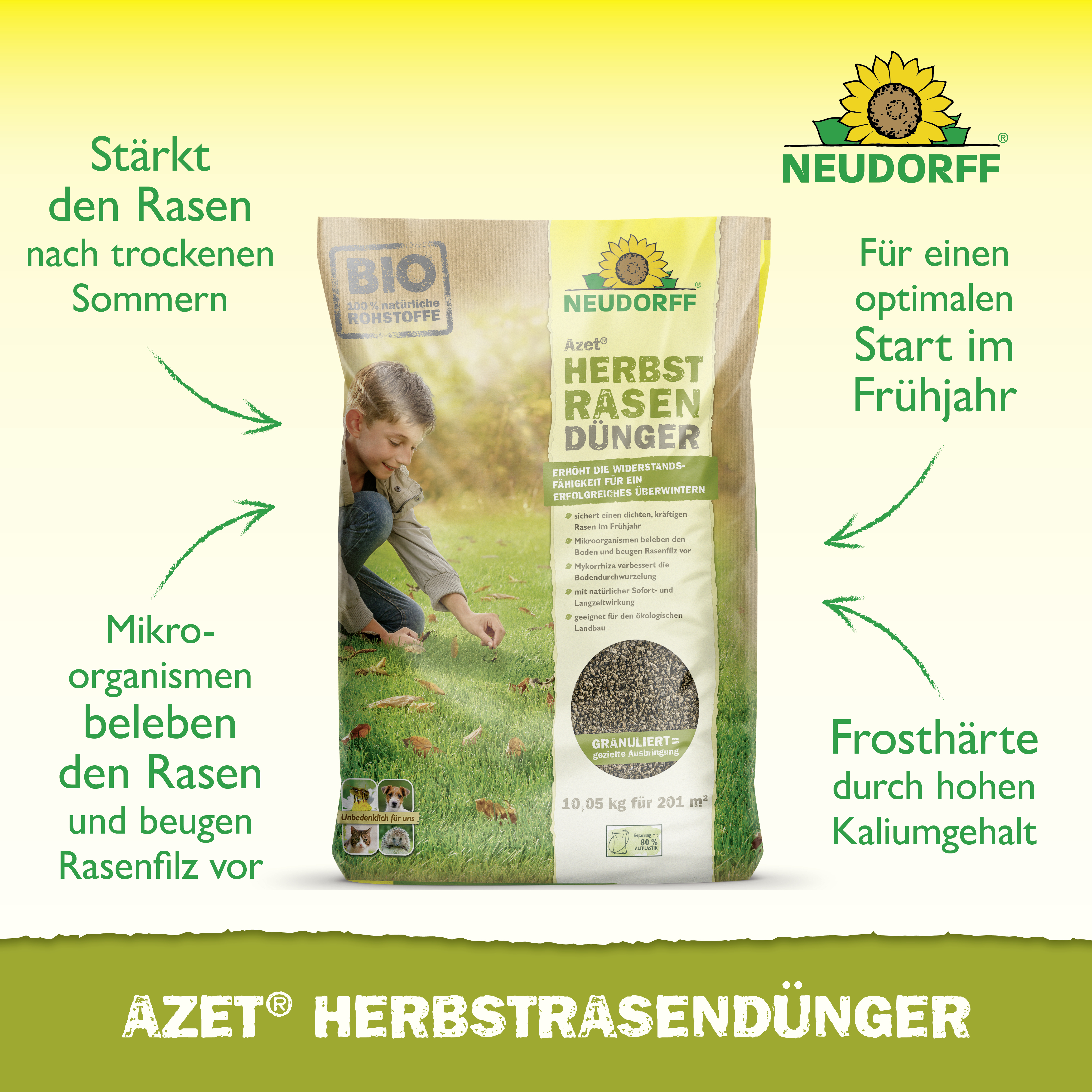 Neudorff Azet HerbstRasen Dünger