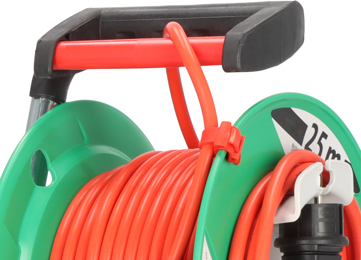 Brennenstuhl Garant® G IP44 Gartenkabeltrommel, 23+2 m Kabel in rot