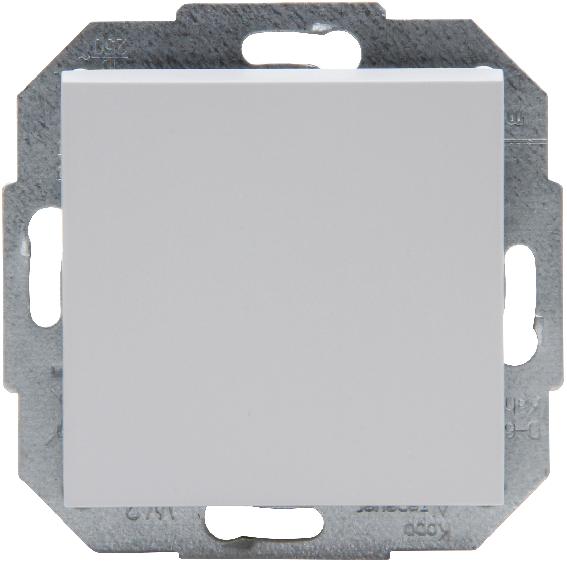 Kopp Athenis Kreuzschalter, grau matt Kopp Athenis Kreuzschalter, grau matt