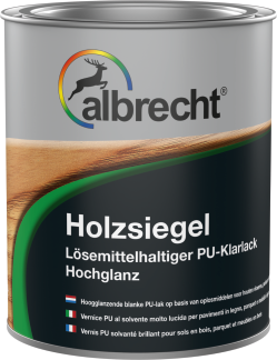Albrecht Holzsiegel Hochglanz, farblos, 750 ml