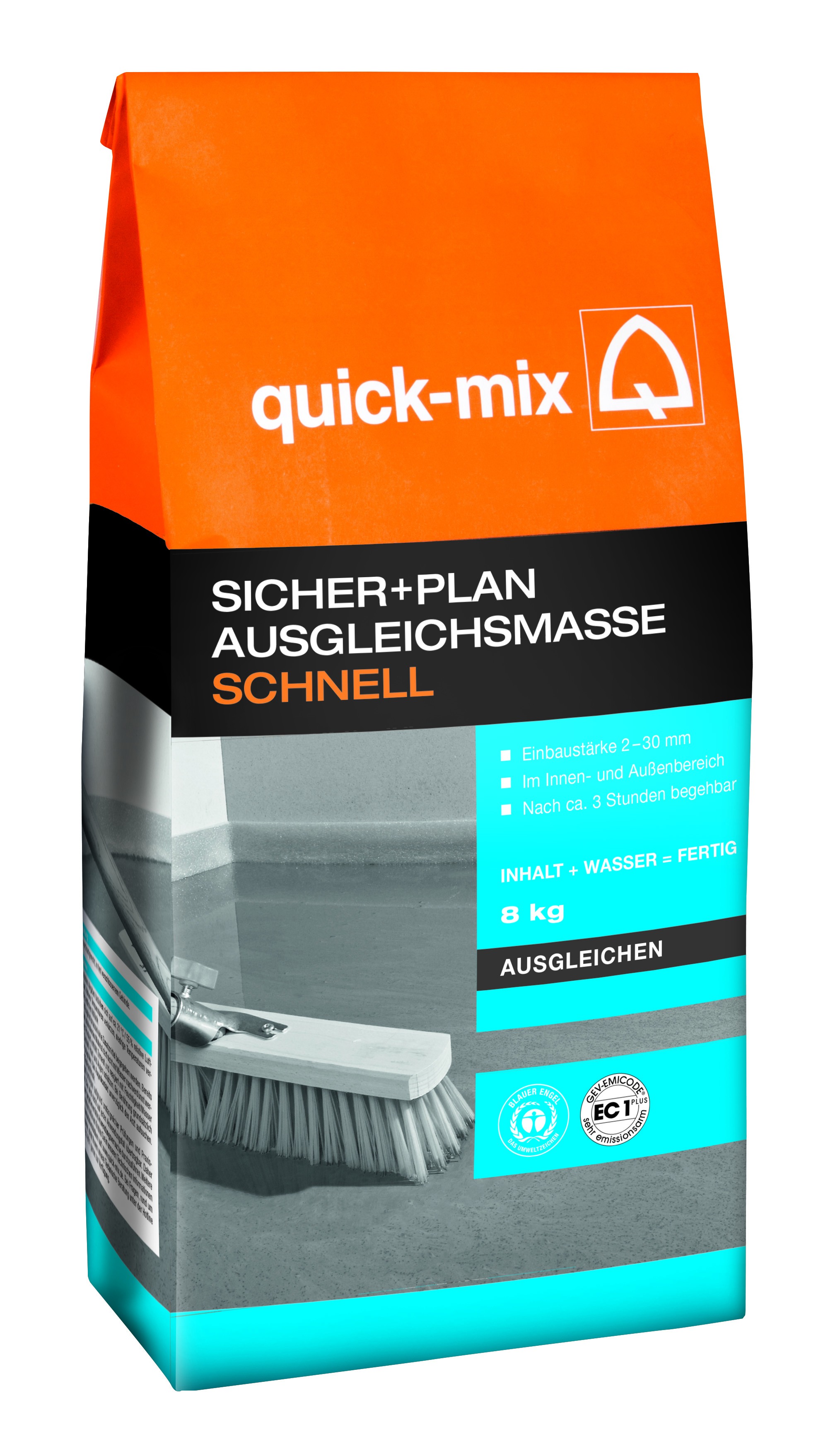 Quick-Mix Sicher + Plan Ausgleichsmasse schnell