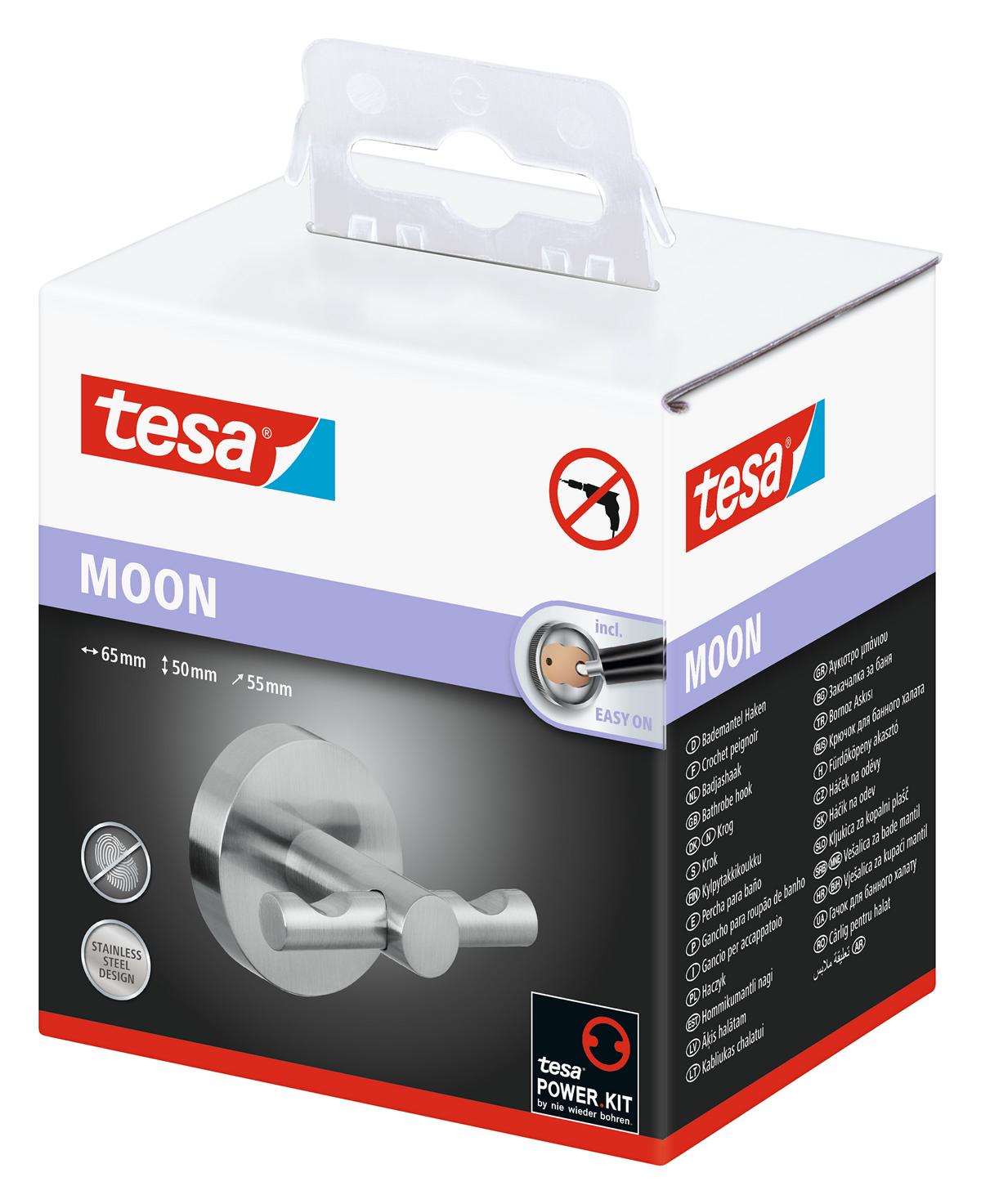 tesa Moon Bademantelhaken