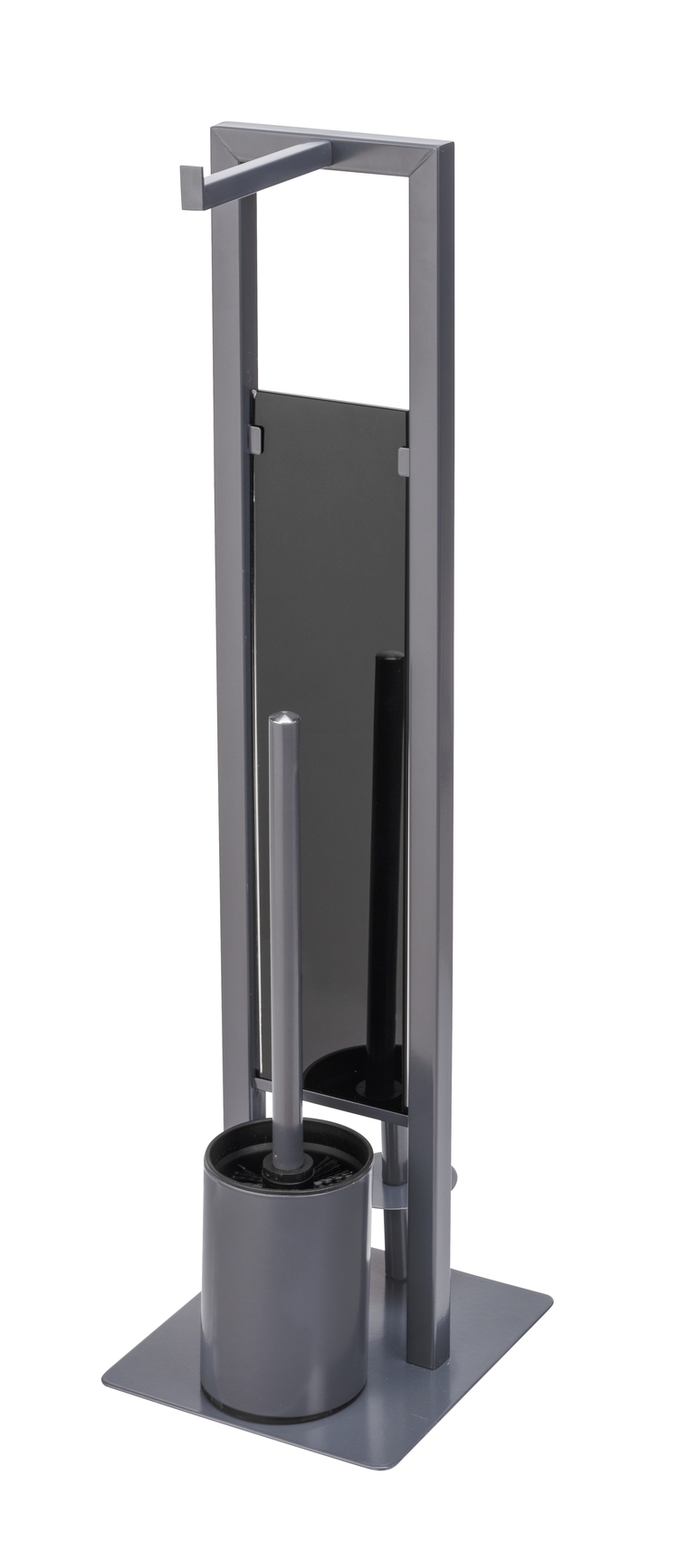 Wenko Stand WC-Garnitur Rivalta, grau Wenko Stand WC-Garnitur Rivalta, grau