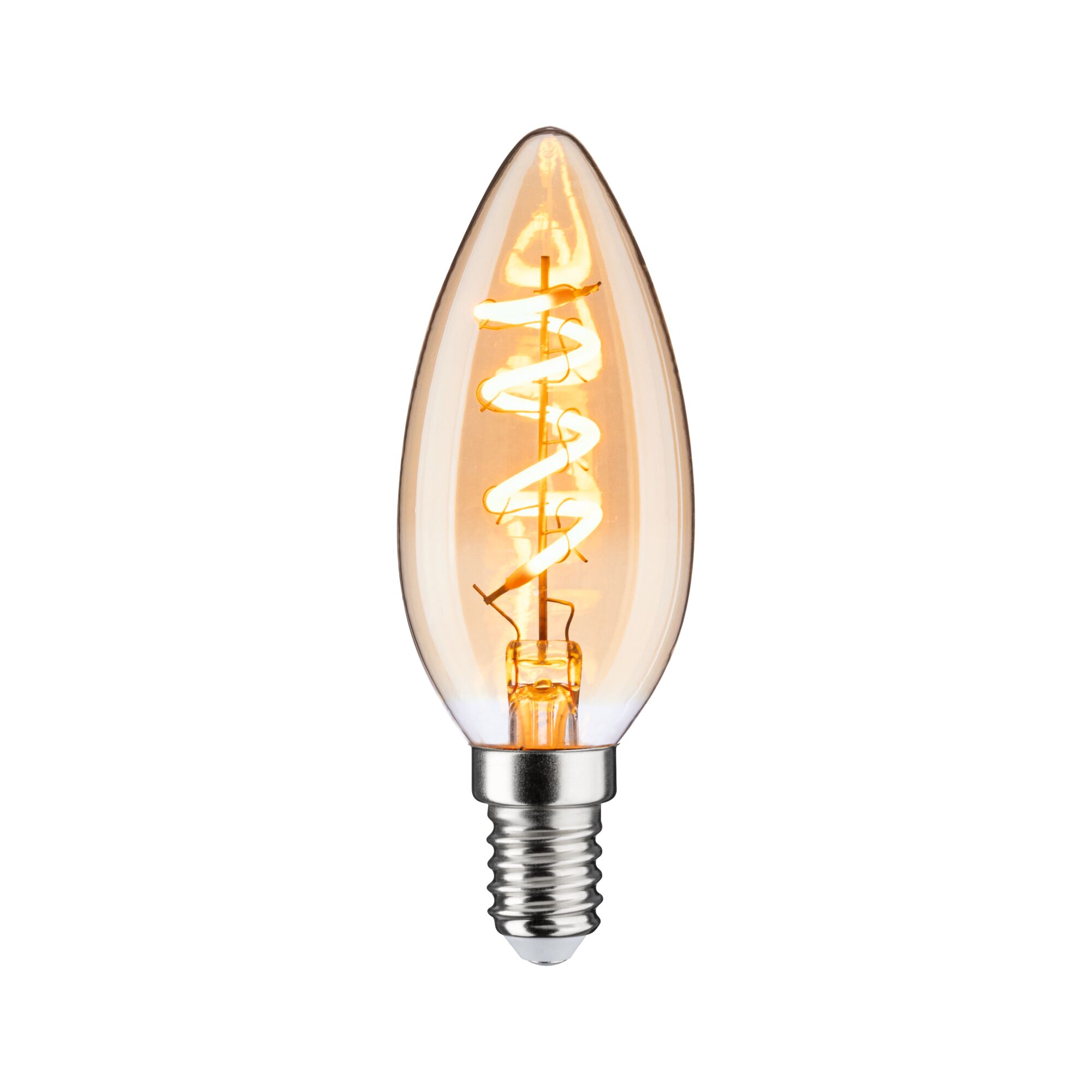 Paulmann LED Vint Kerze, 150lm, 4W, 1800K, gold, E14, 230V Paulmann LED Vint Kerze, 150lm, 4W, 1800K, gold, E14, 230V