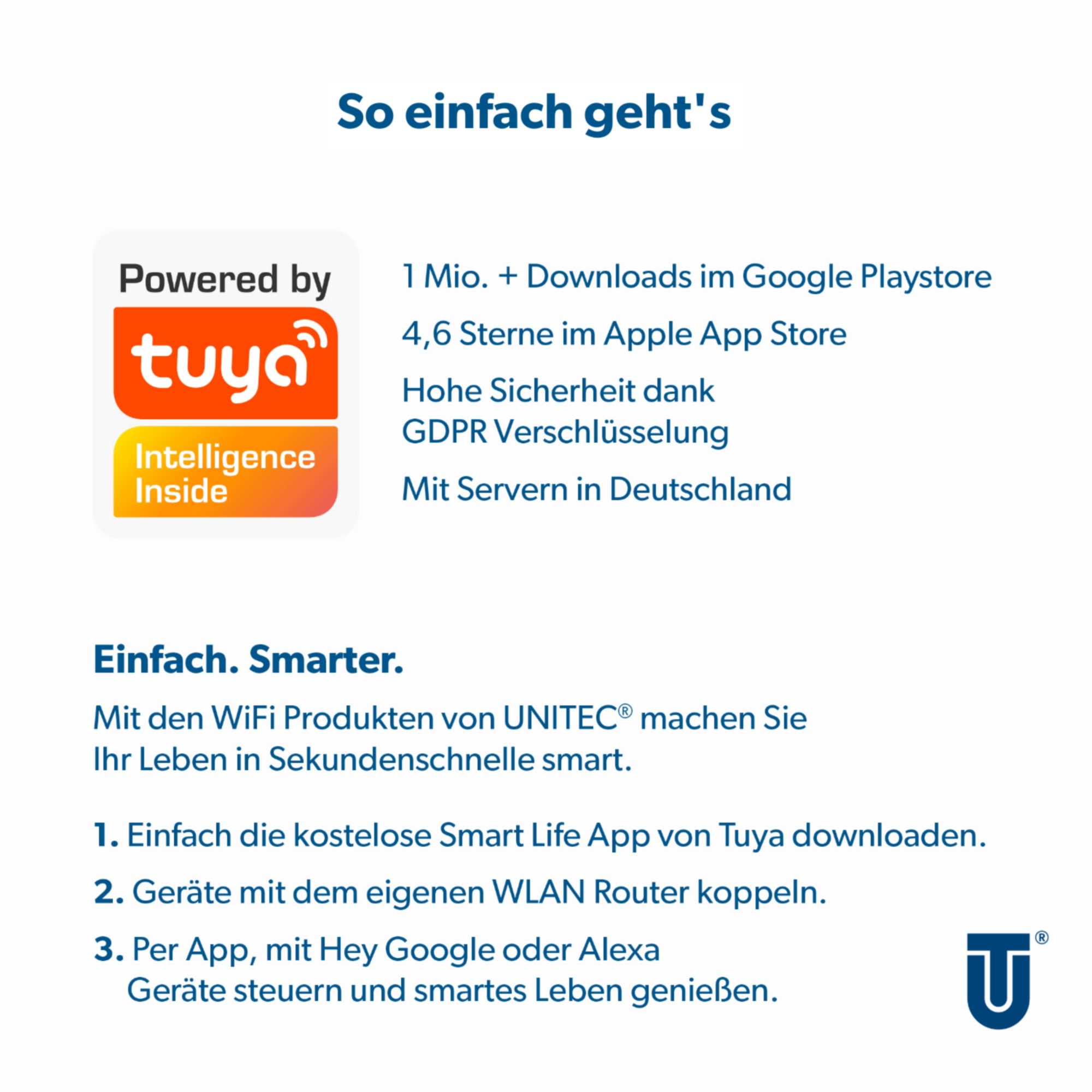 Unitec WIFI Zwischenstecker Outdoor