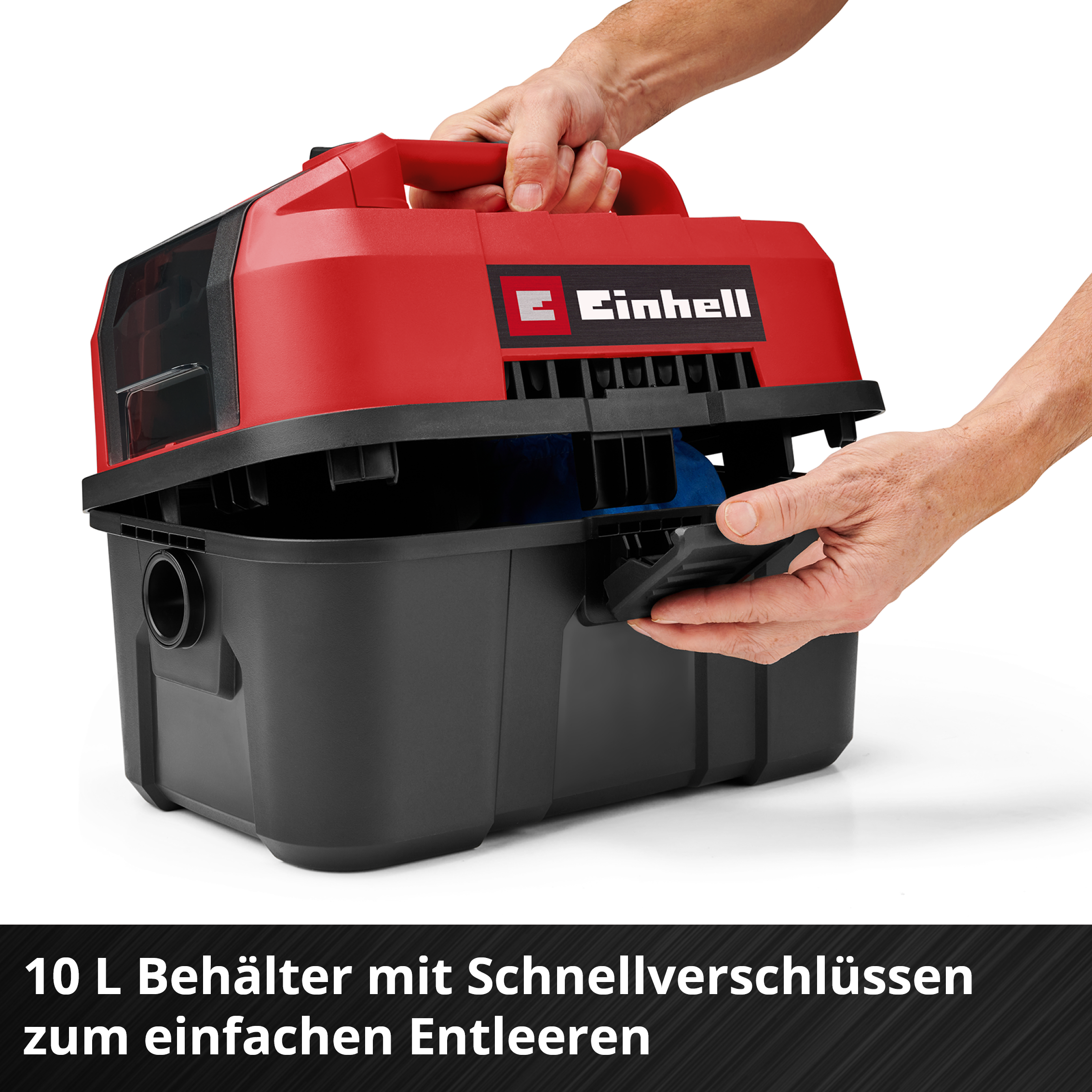 Einhell Akku-Nass-Trockensauger TE-VC 18/10 Li-Solo