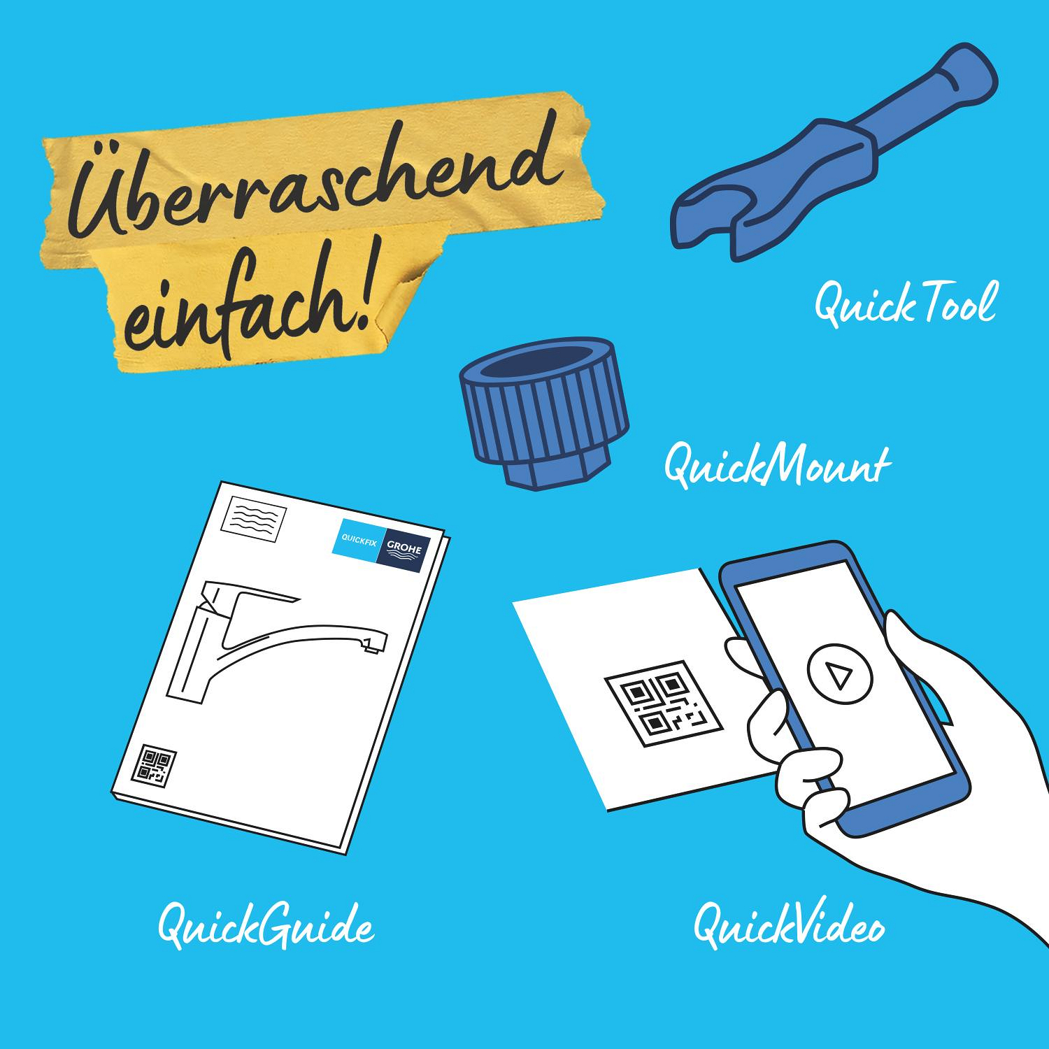 Grohe Start Loop Einhand-Spültischbatterie, 1/2"