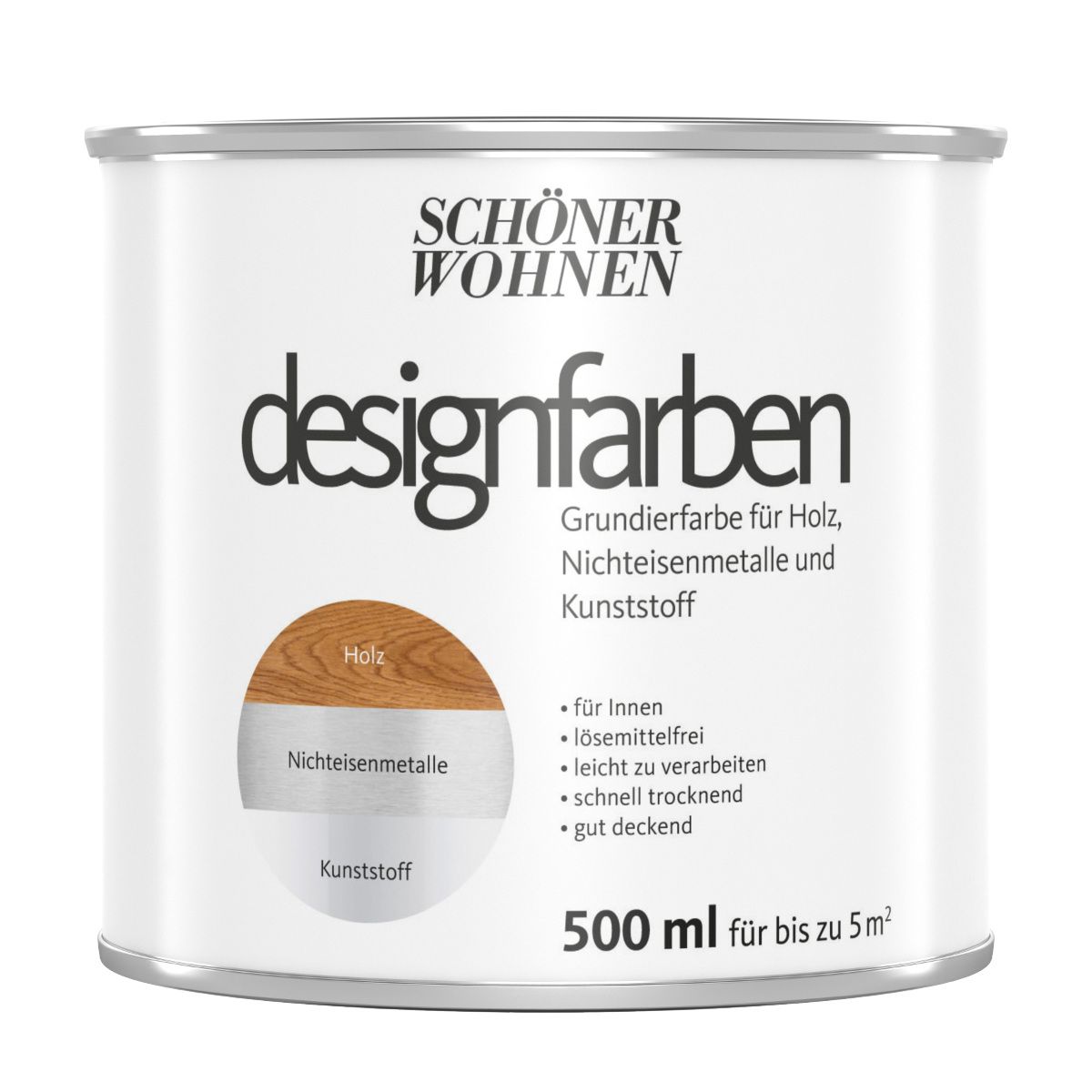 Schöner Wohnen Designfarbe Grundierfarbe, 500 ml Schöner Wohnen Designfarbe Grundierfarbe, 500 ml
