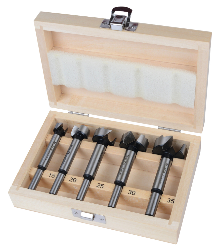 Makita Forstnerbohrer-Set, 5-tlg. Makita Forstnerbohrer-Set, 5-tlg.