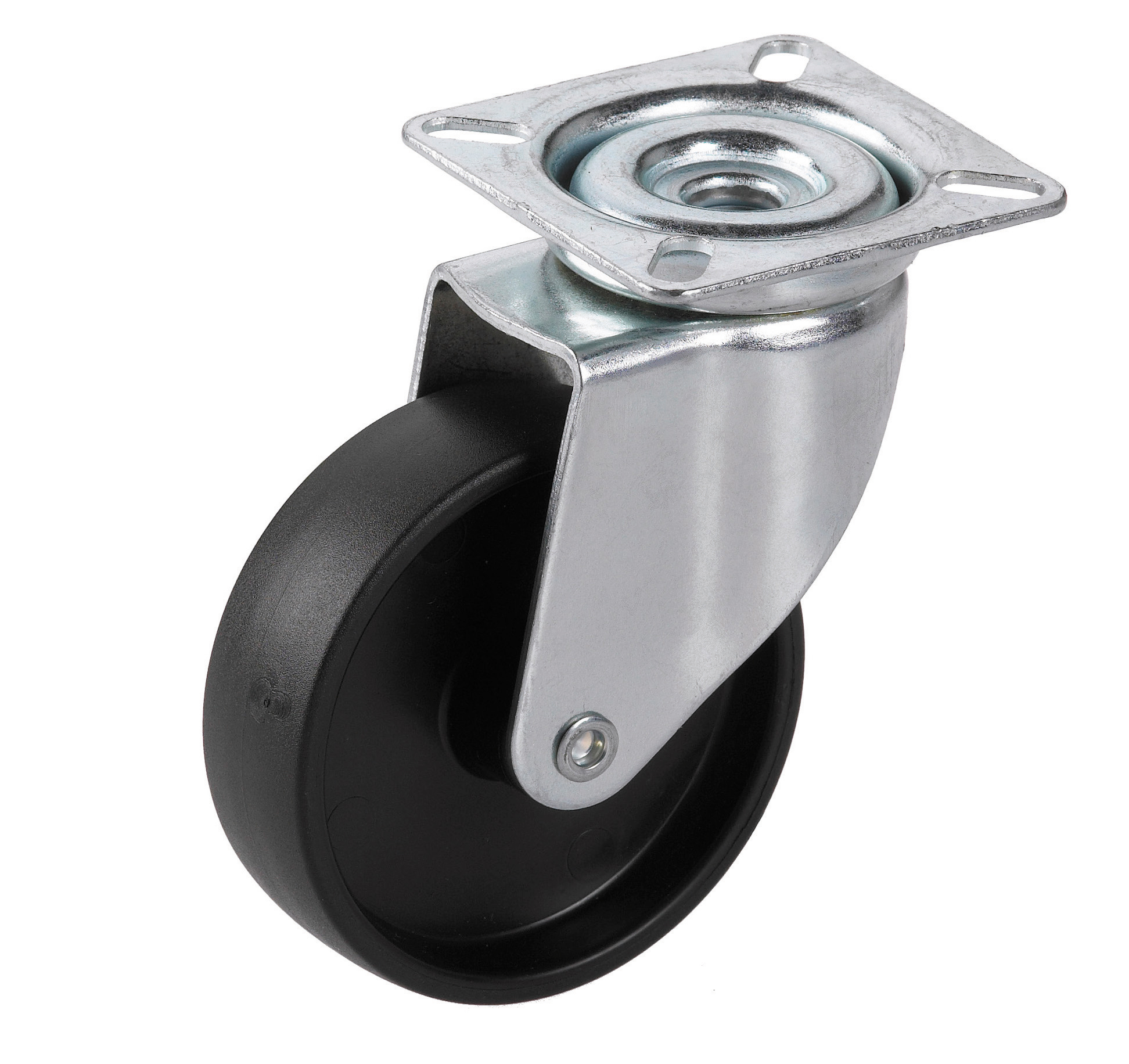 Dörner + Helmer Apparate-Lenkrolle mit Kunststoffrad