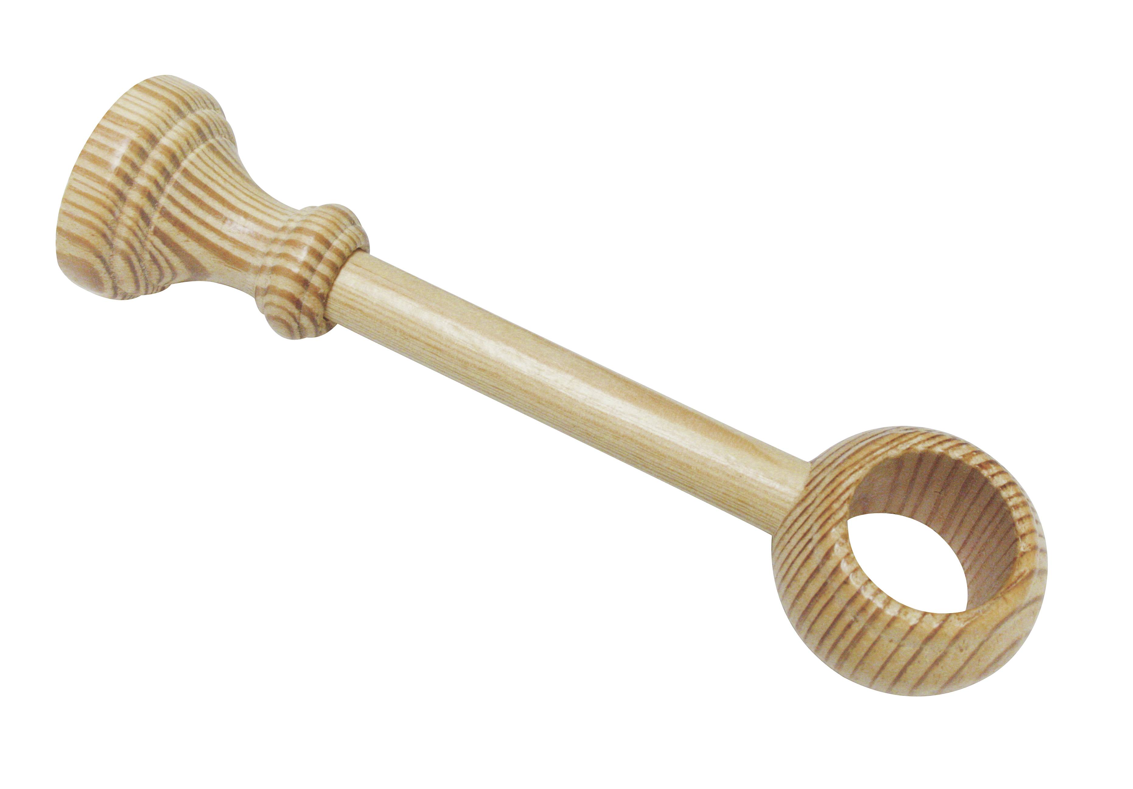 098521_01 GARDINIA HOLZTRÄGER LUGANO 28MM KIEFER