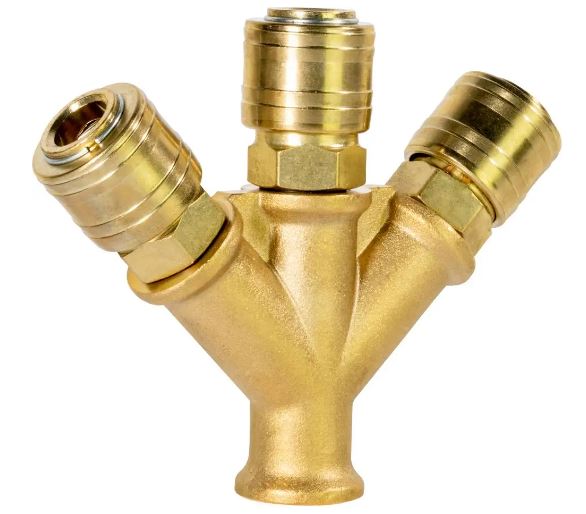 Güde Verteiler 3/8 IG, 3 Kupplungen