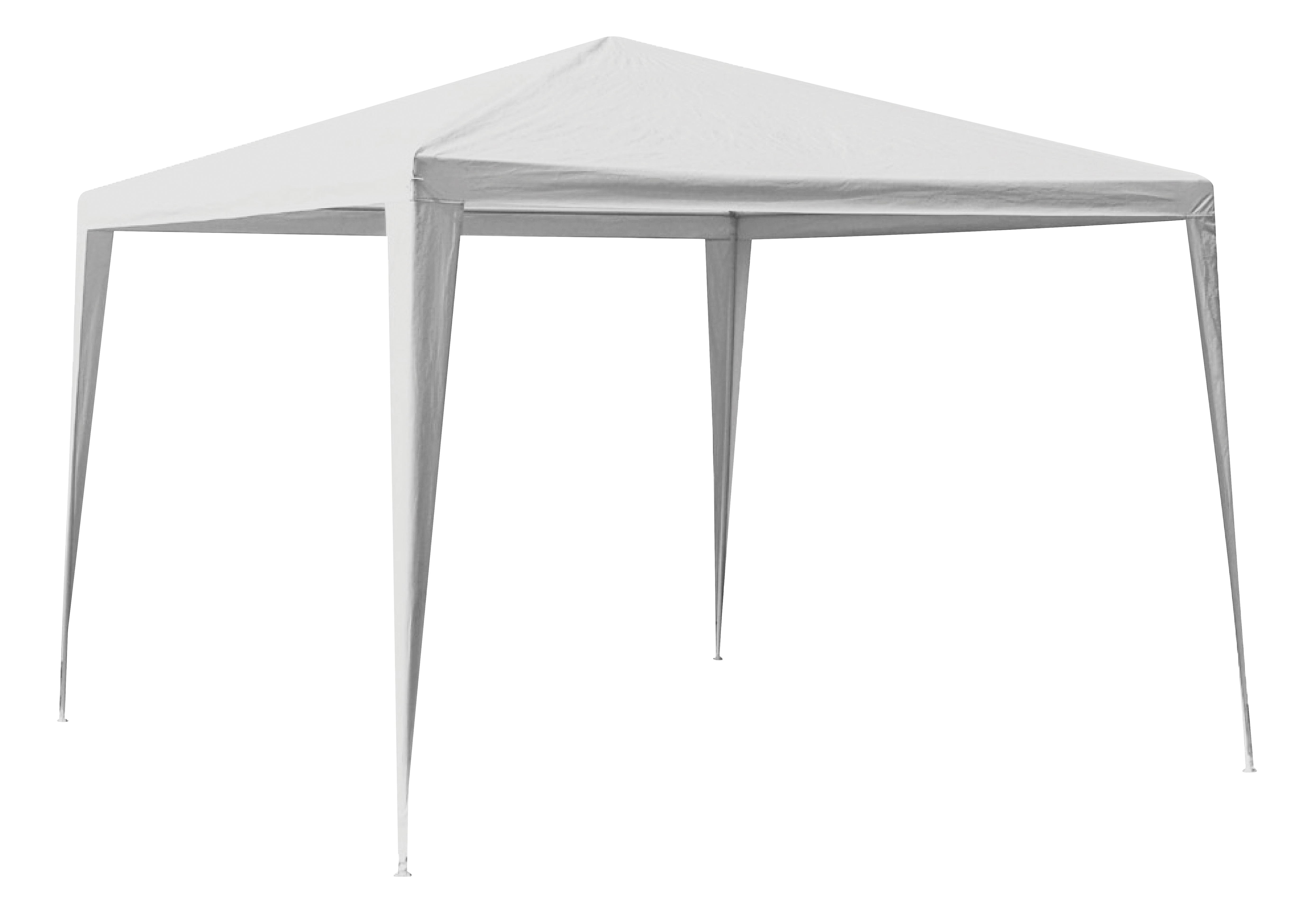 Pavillon ca. 3 x 3 m, H x 250 cm, weiß