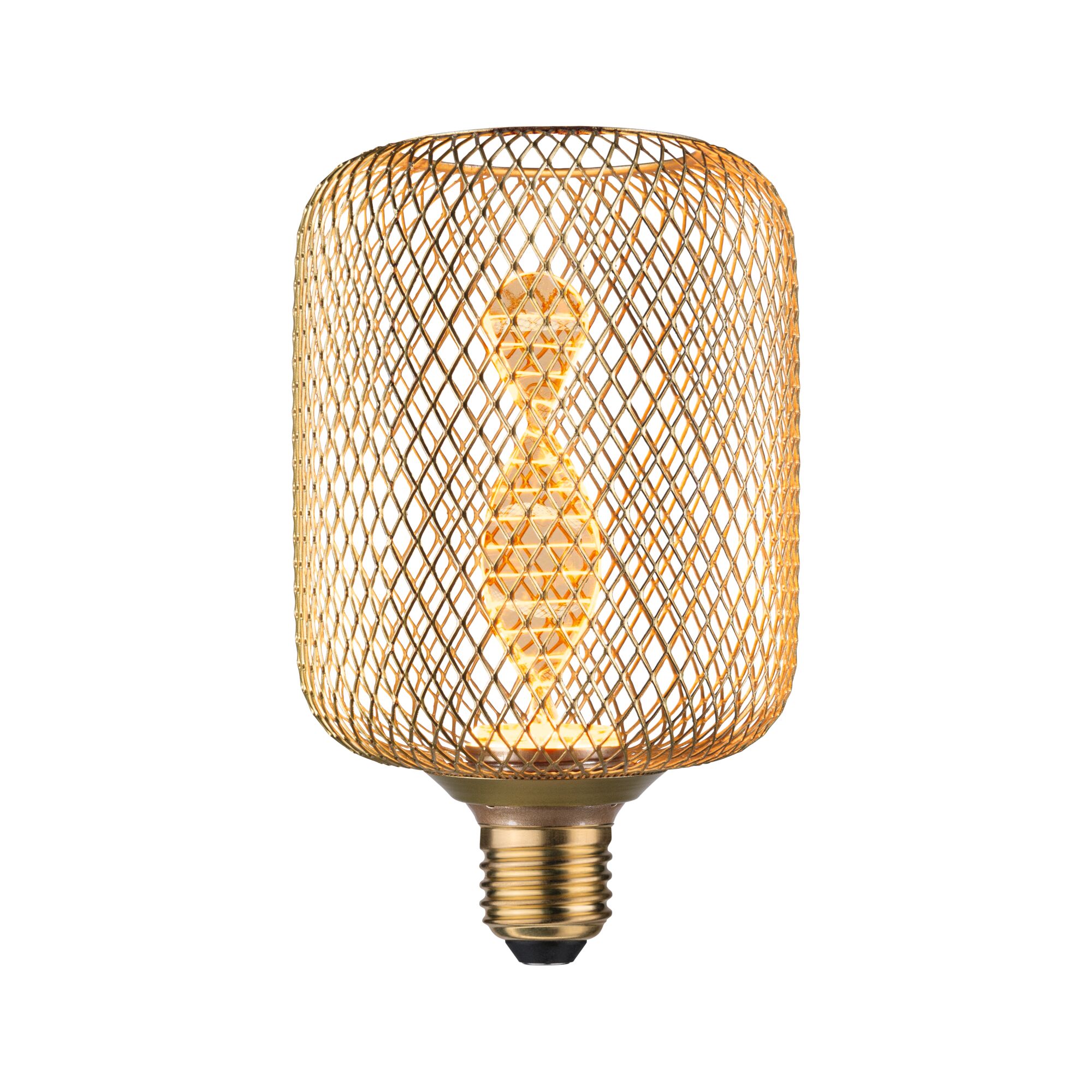 Paulmann LED Metallic Glow Zyl messing Helix E27, 130lm, 3,5W, 1800K, 230V
