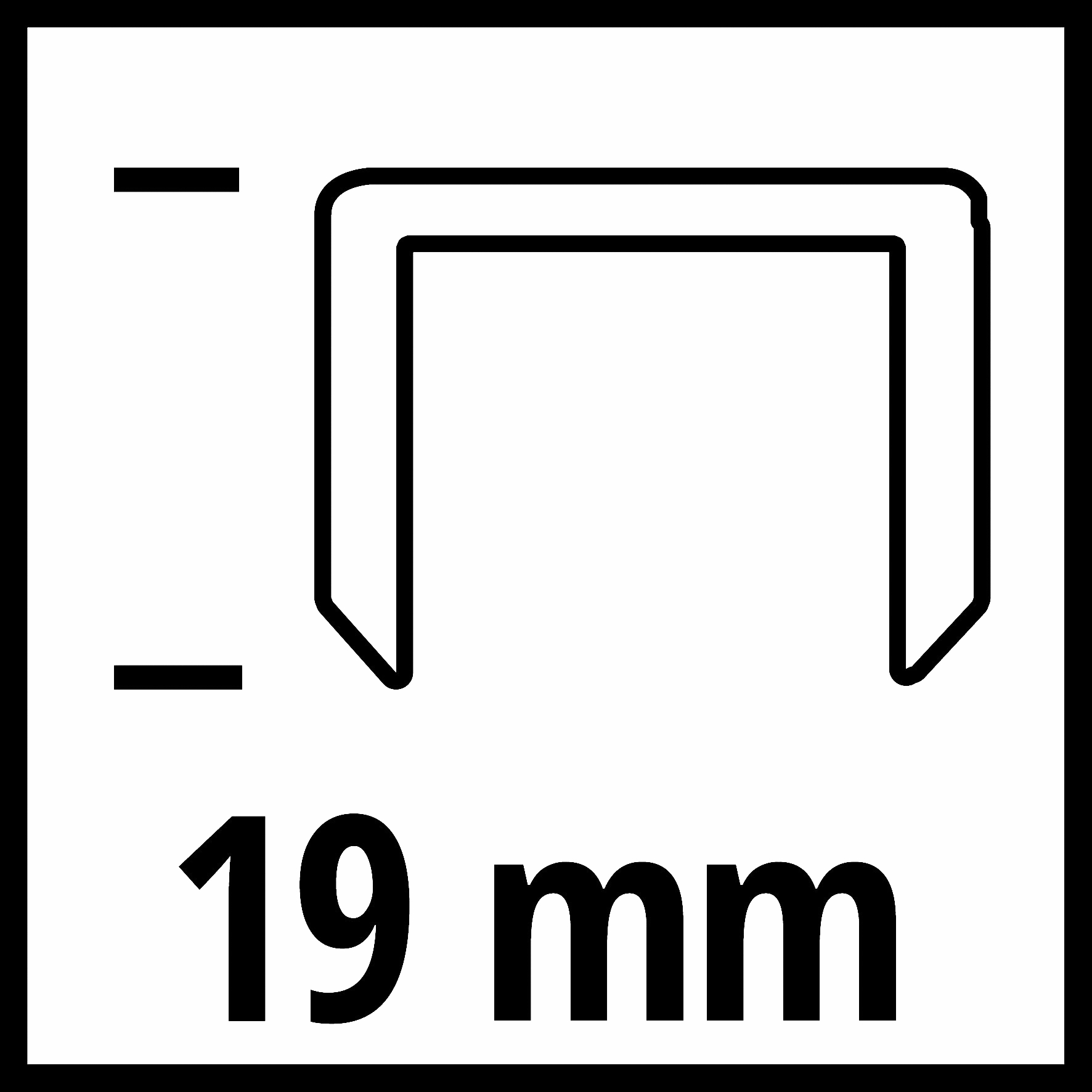 Einhell Tacker-Zubehör, Klammer 19mm, 3000 Stück