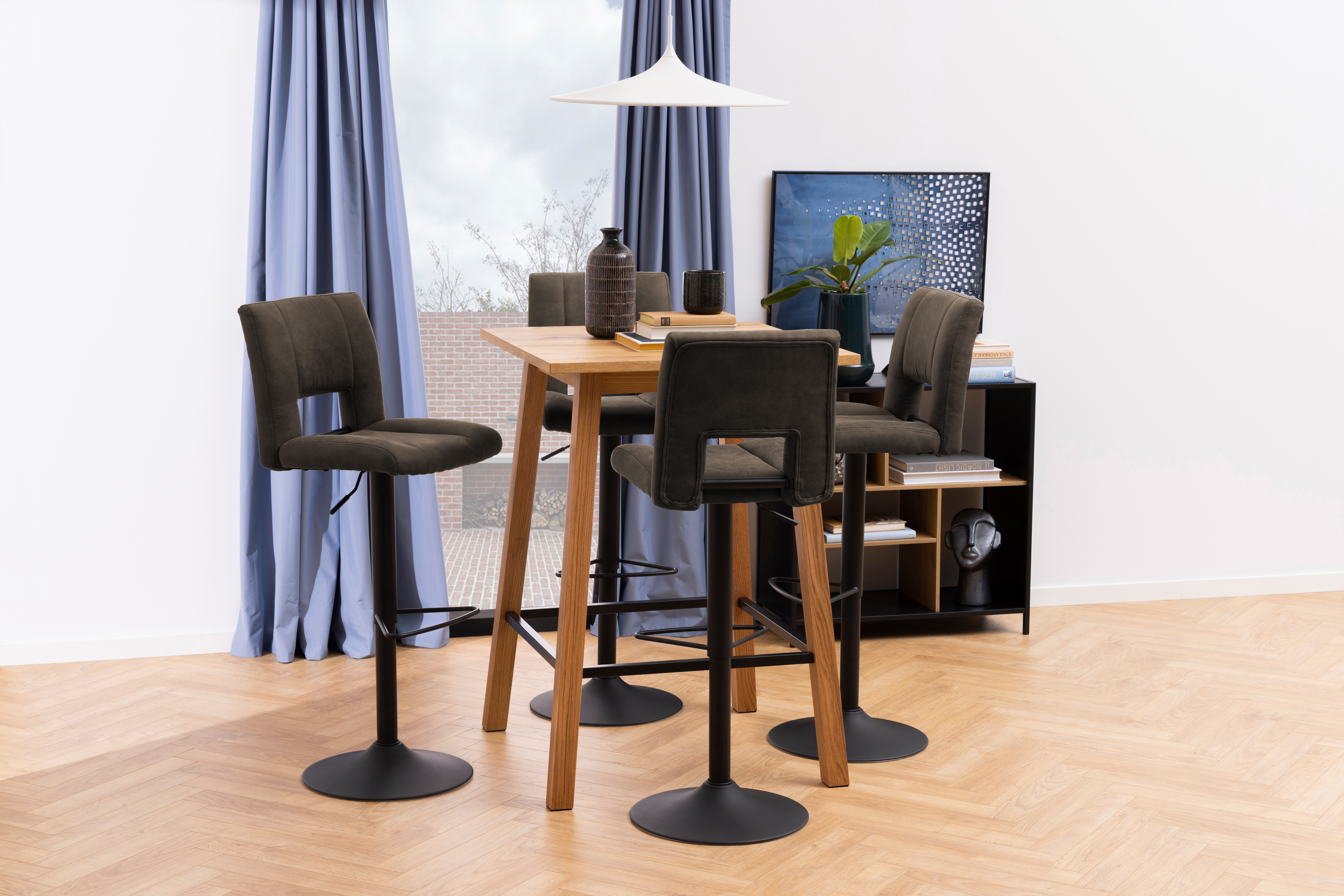 Actona Barhocker Sylvia, anthrazit 96 Actona Barhocker Sylvia, anthrazit 96