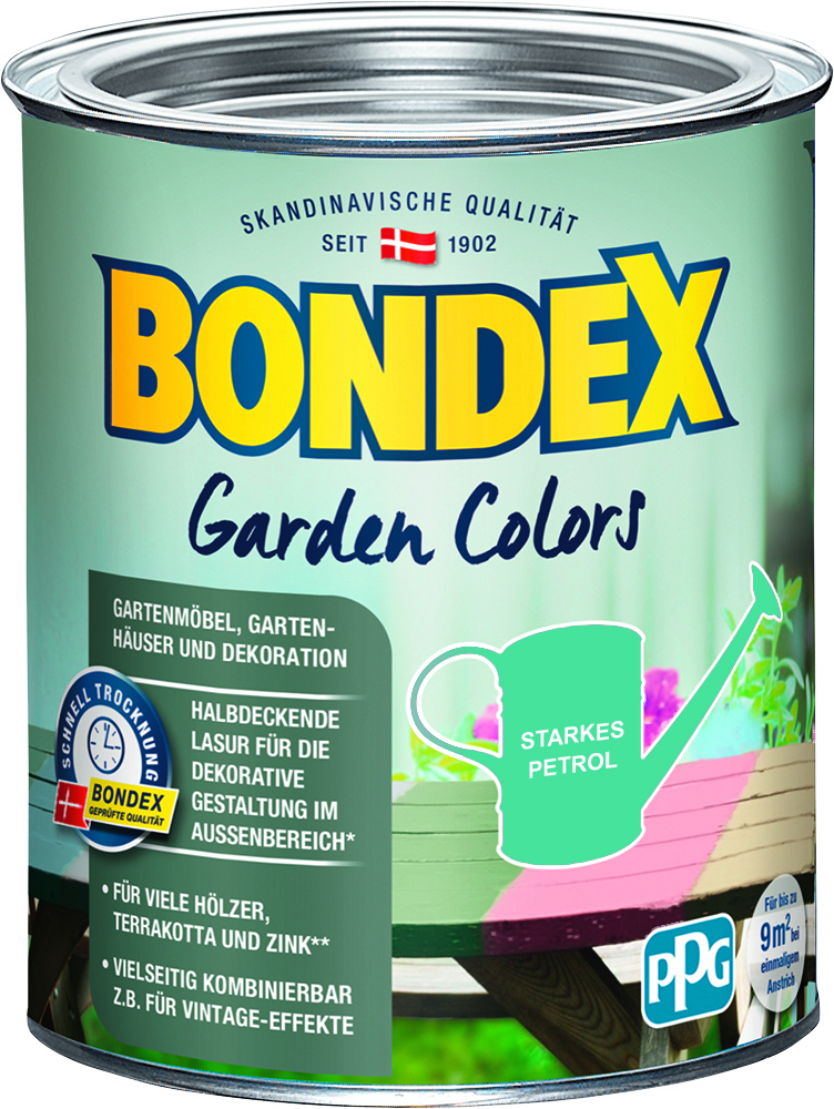 Bondex Garden Colors Starkes Petrol, 750 ml