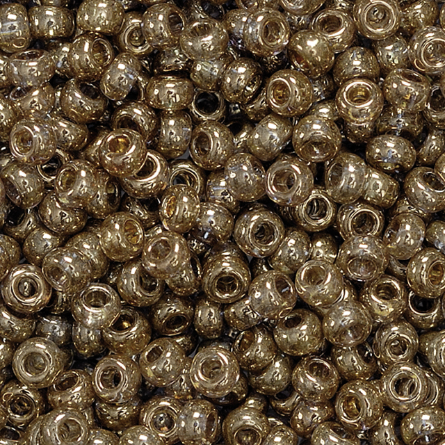 Knorr Böhmische Rocailles, Ø 2,5 mm, perlmutt hellbraun