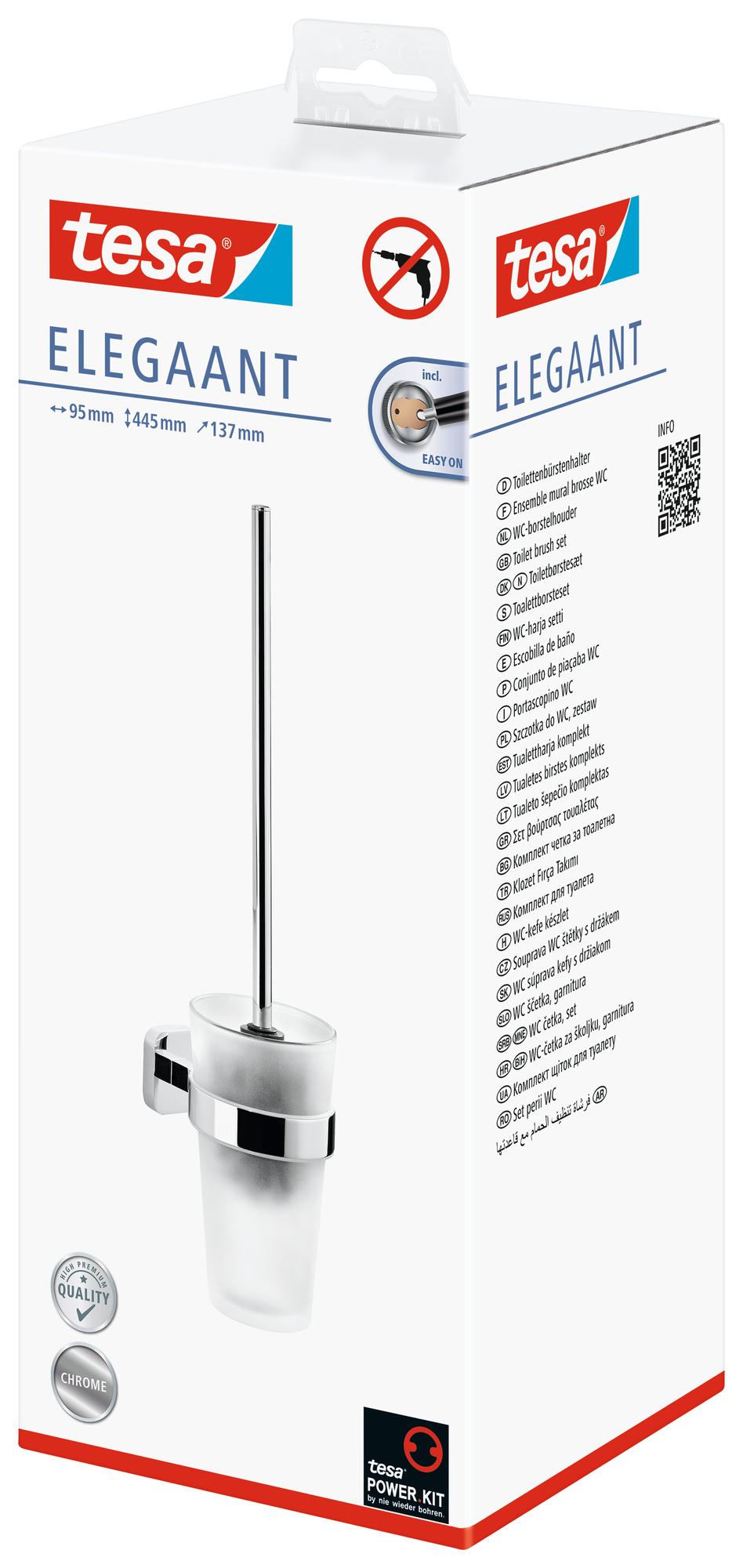 tesa Elegaant WC-Bürstengarnitur