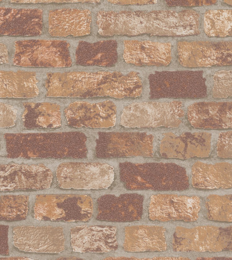 Marburg Vliestapete 58409, Steinoptik, 10,05 x 0,53 m, rot-braun Marburg Vliestapete 58409, Steinoptik, 10,05 x 0,53 m, rot-braun