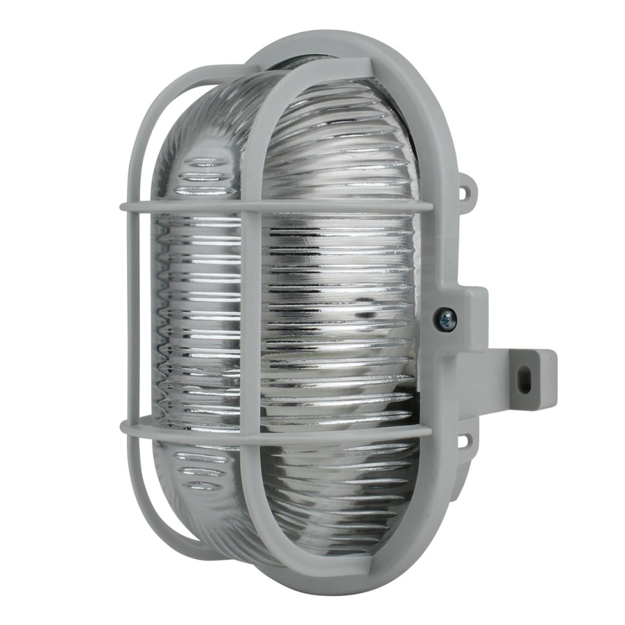 332480 OVAL-LEUCHTE, 60 WATT, GRAU