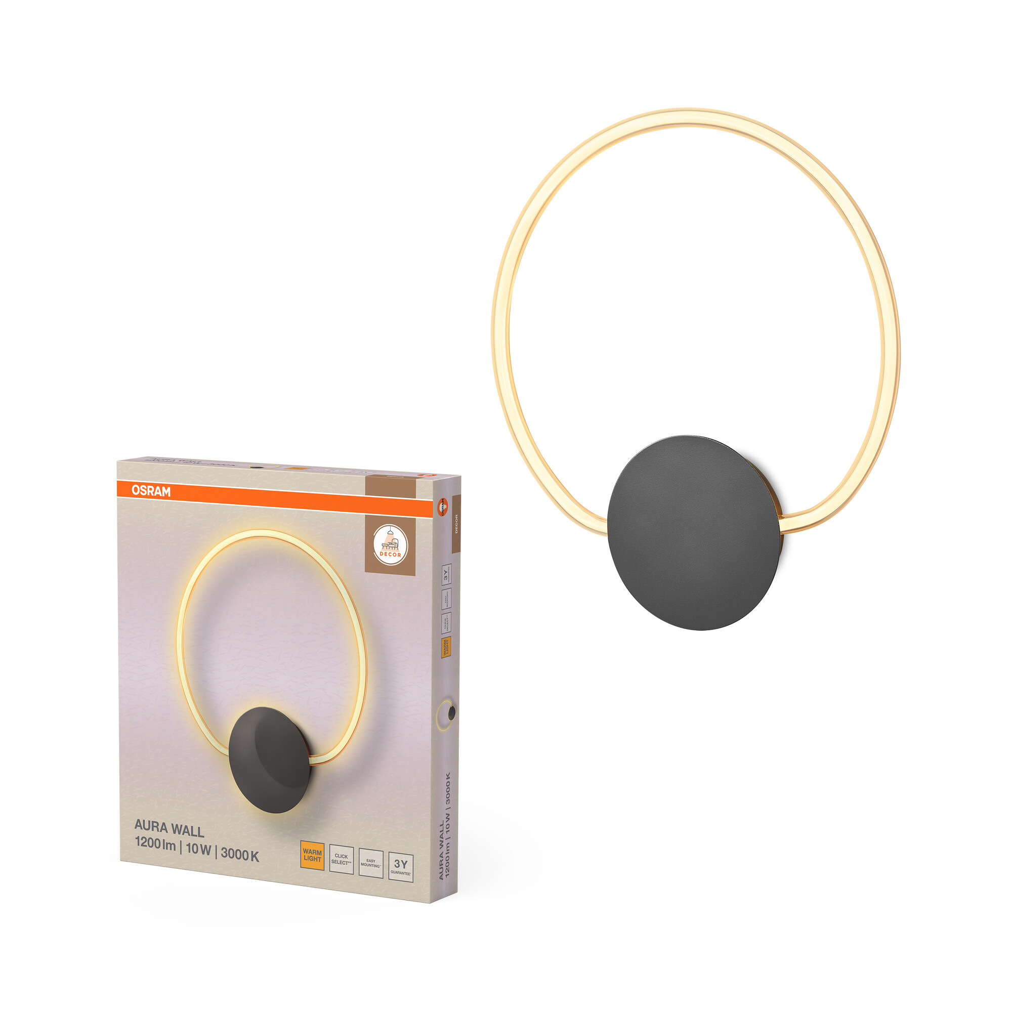 Osram Decor Aura Wandleuchte, 10W